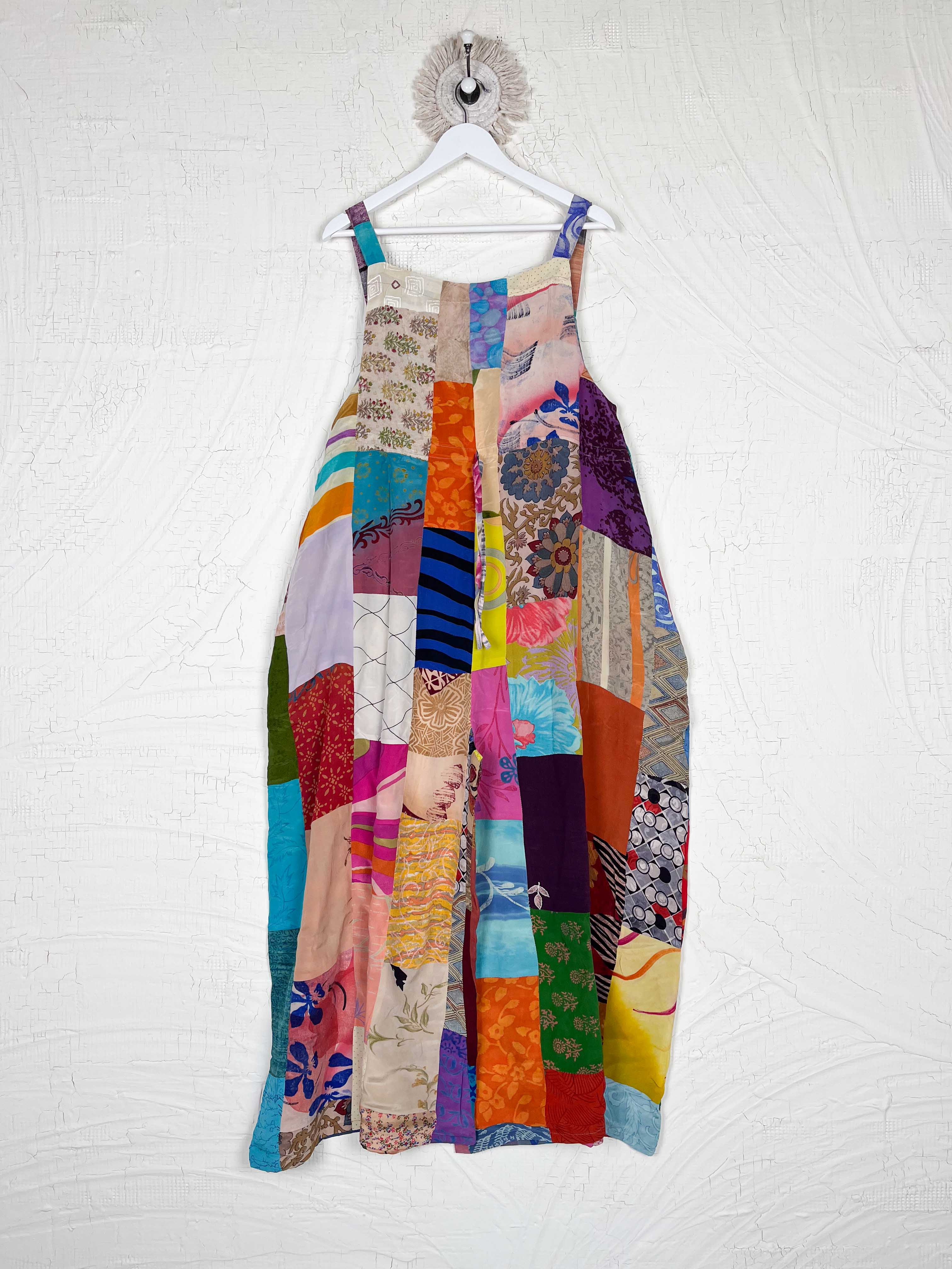 Boho patchwork jumpsuit - Love Protect Sustain