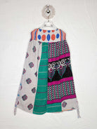 Boho patchwork skirt floral - Love Protect Sustain