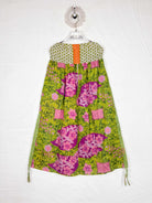 Boho patchwork skirt green - Love Protect Sustain