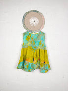 Boho silk patchwork top - Love Protect Sustain