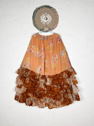 Brown Frill Kantha Pants - Love Protect Sustain