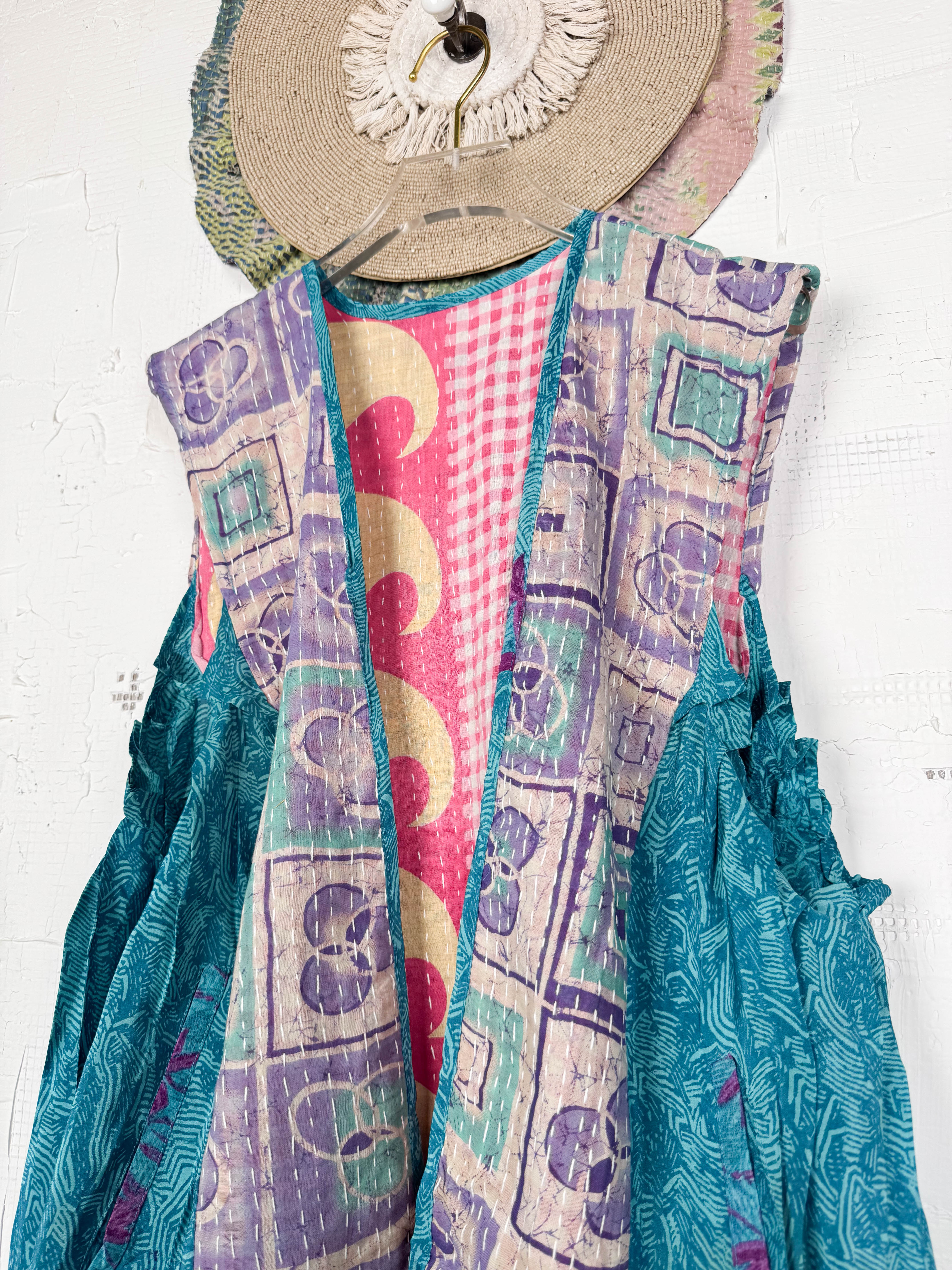 Casual silk vest Top - Love Protect Sustain