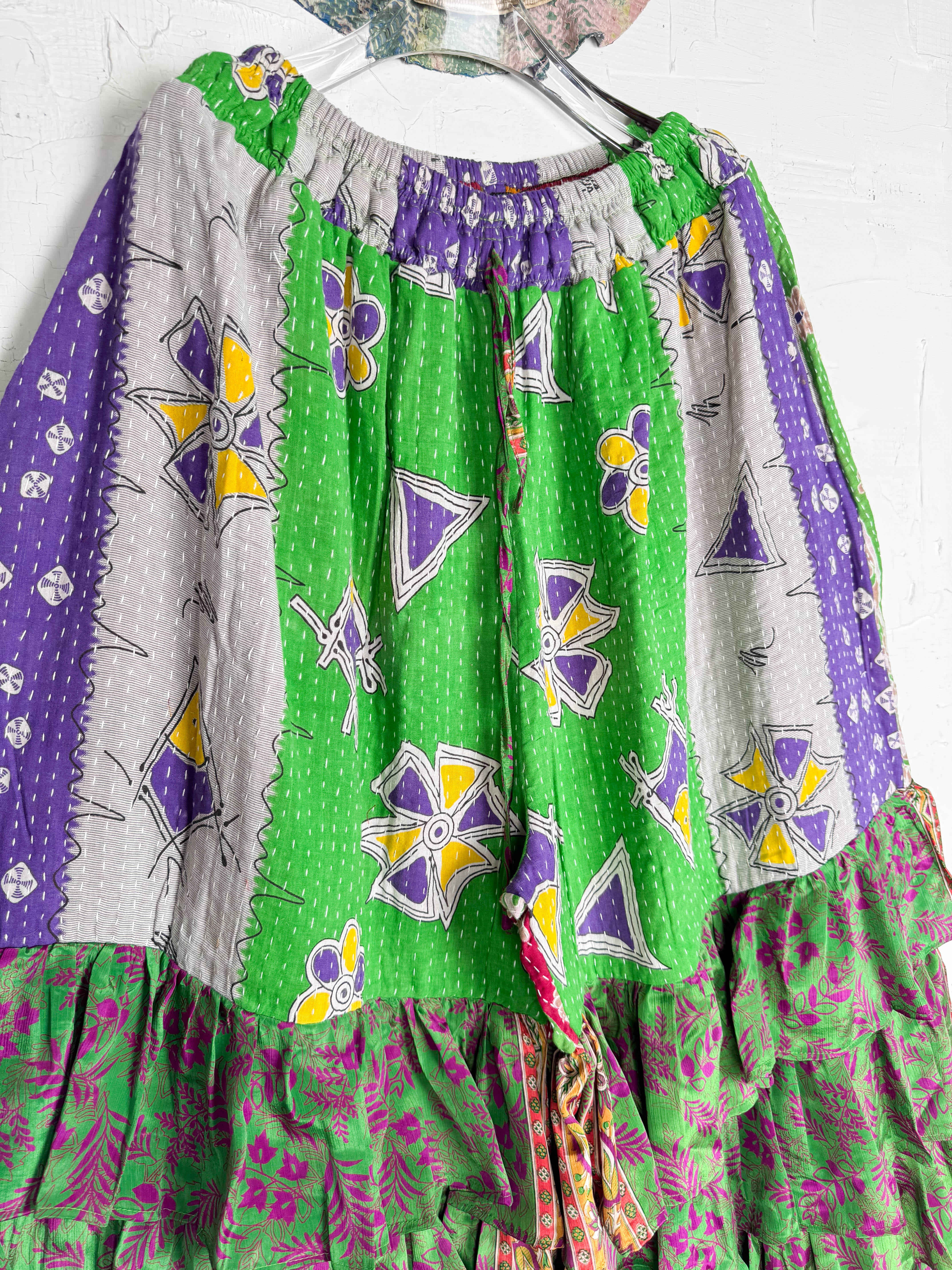 Comfortable maternity silk pants - Love Protect Sustain