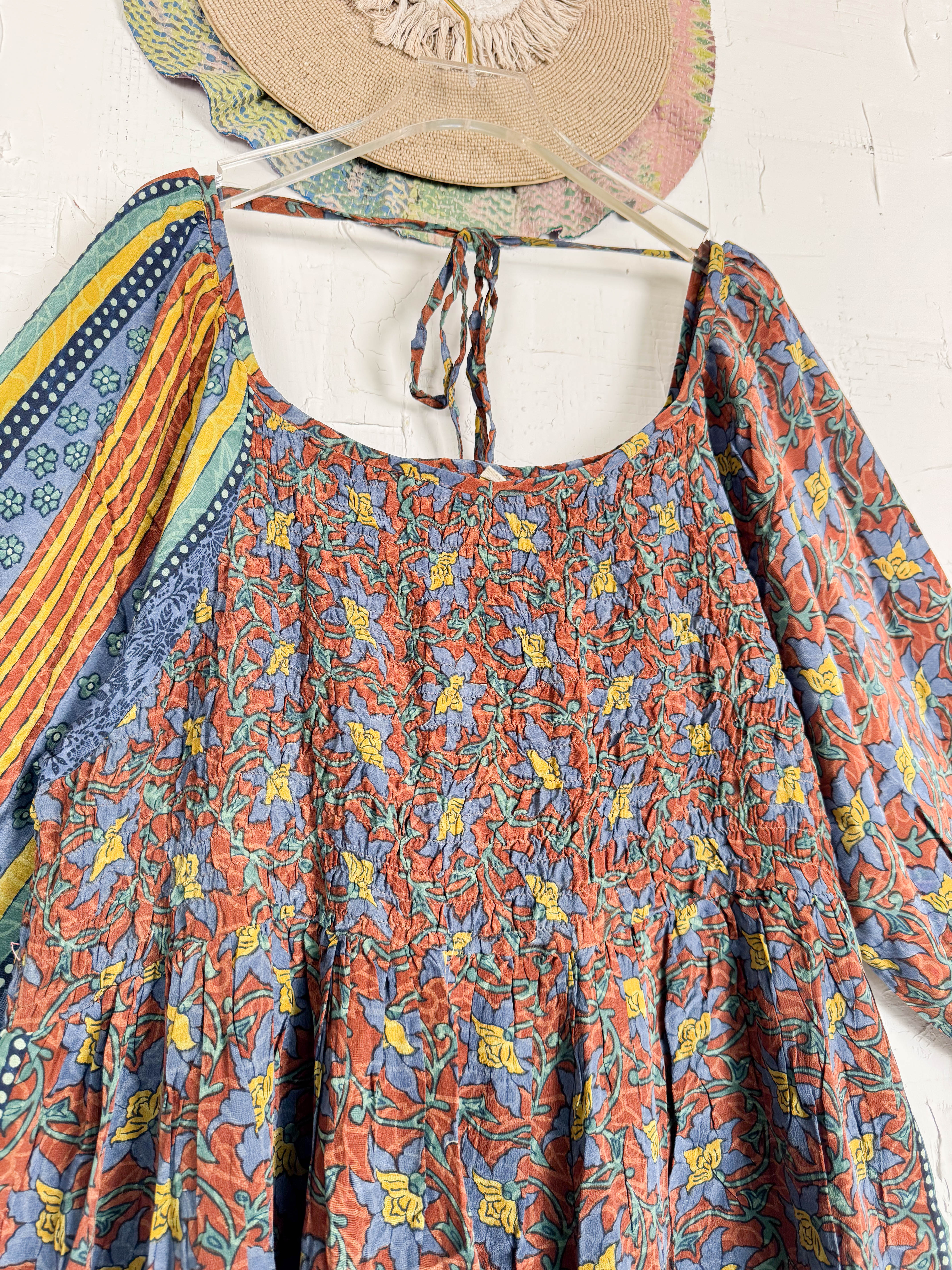 Crepe silk dress - Love Protect Sustain