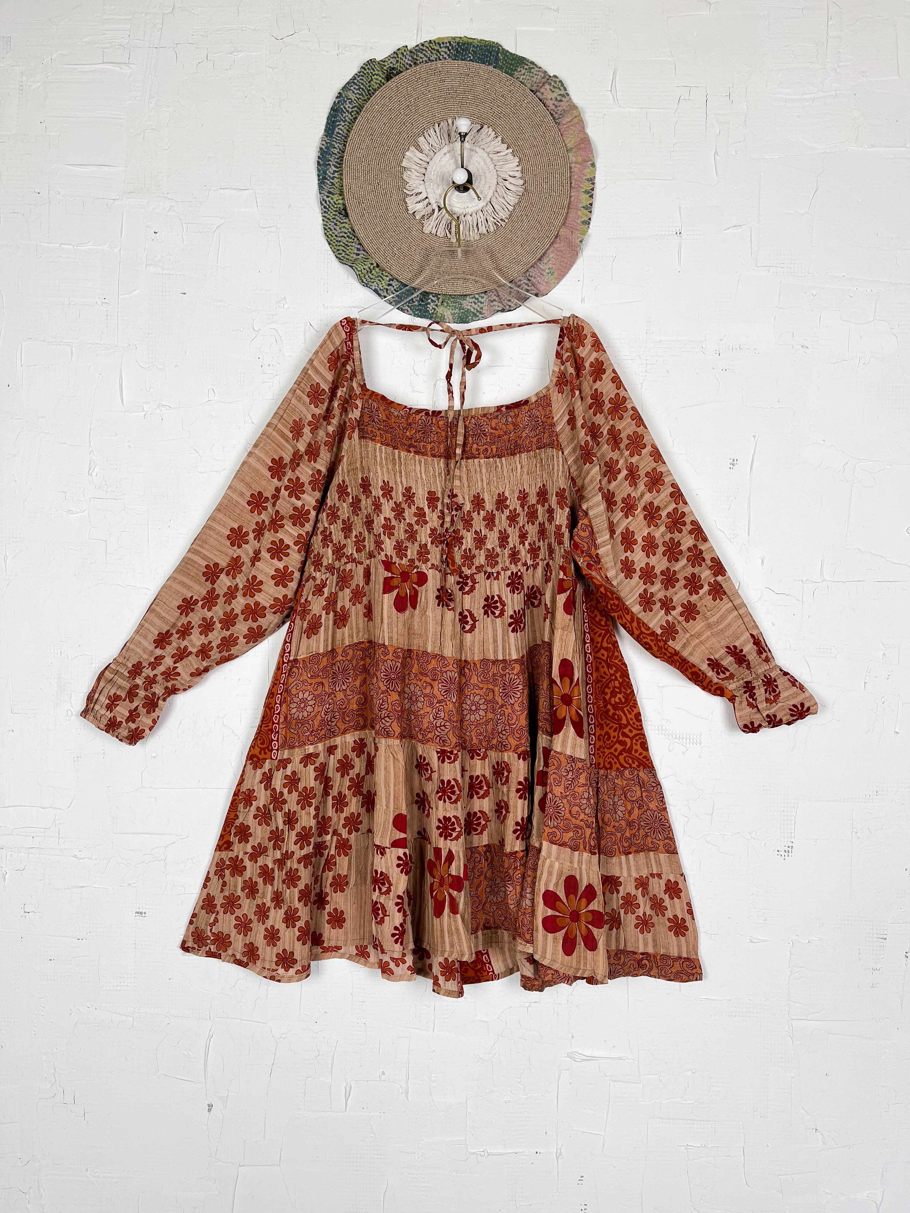 Crepe silk dress - Love Protect Sustain