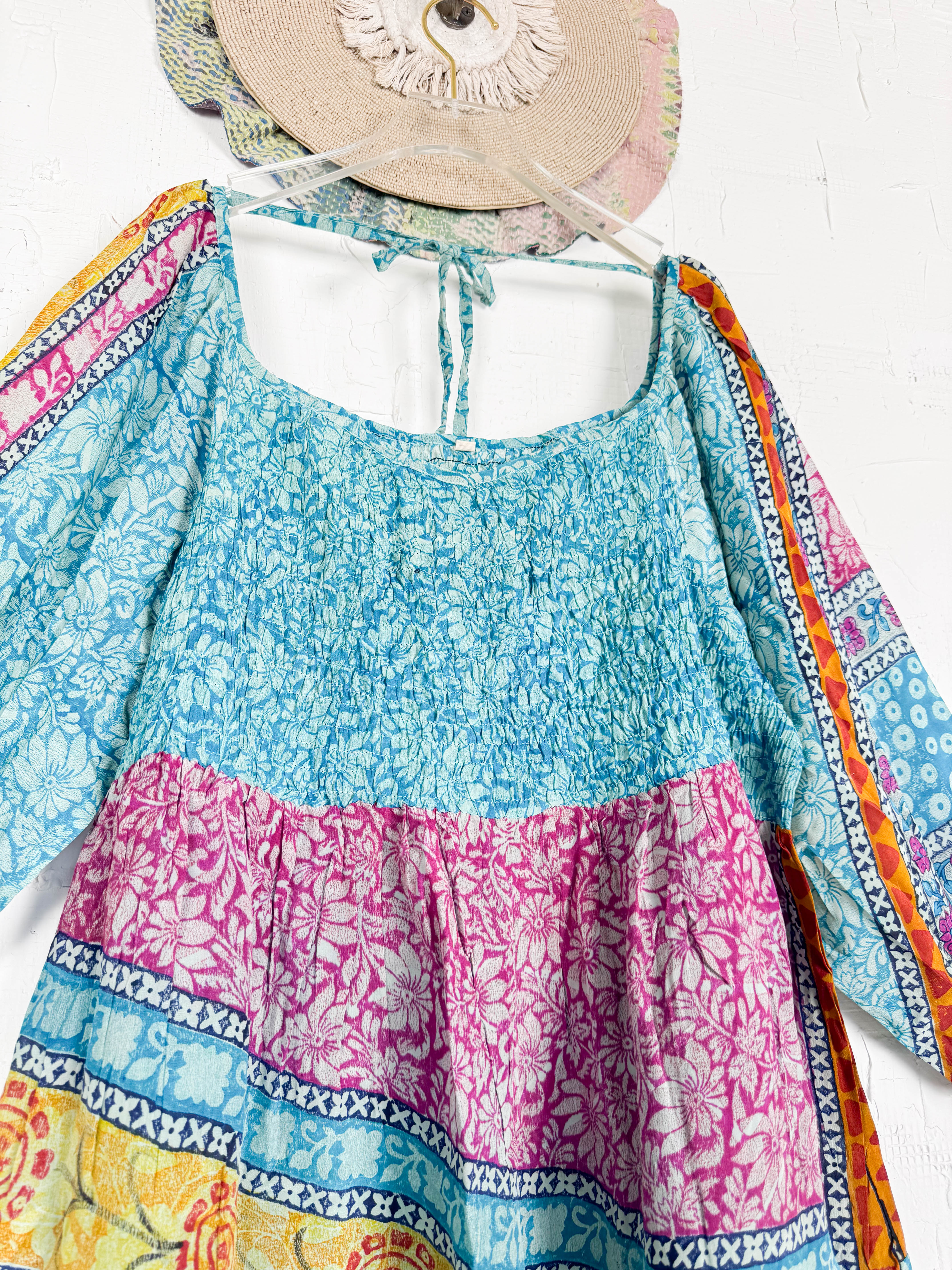 Crepe silk dress - Love Protect Sustain