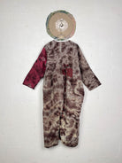 Cropped Leg Kantha jumpsuit - Love Protect Sustain