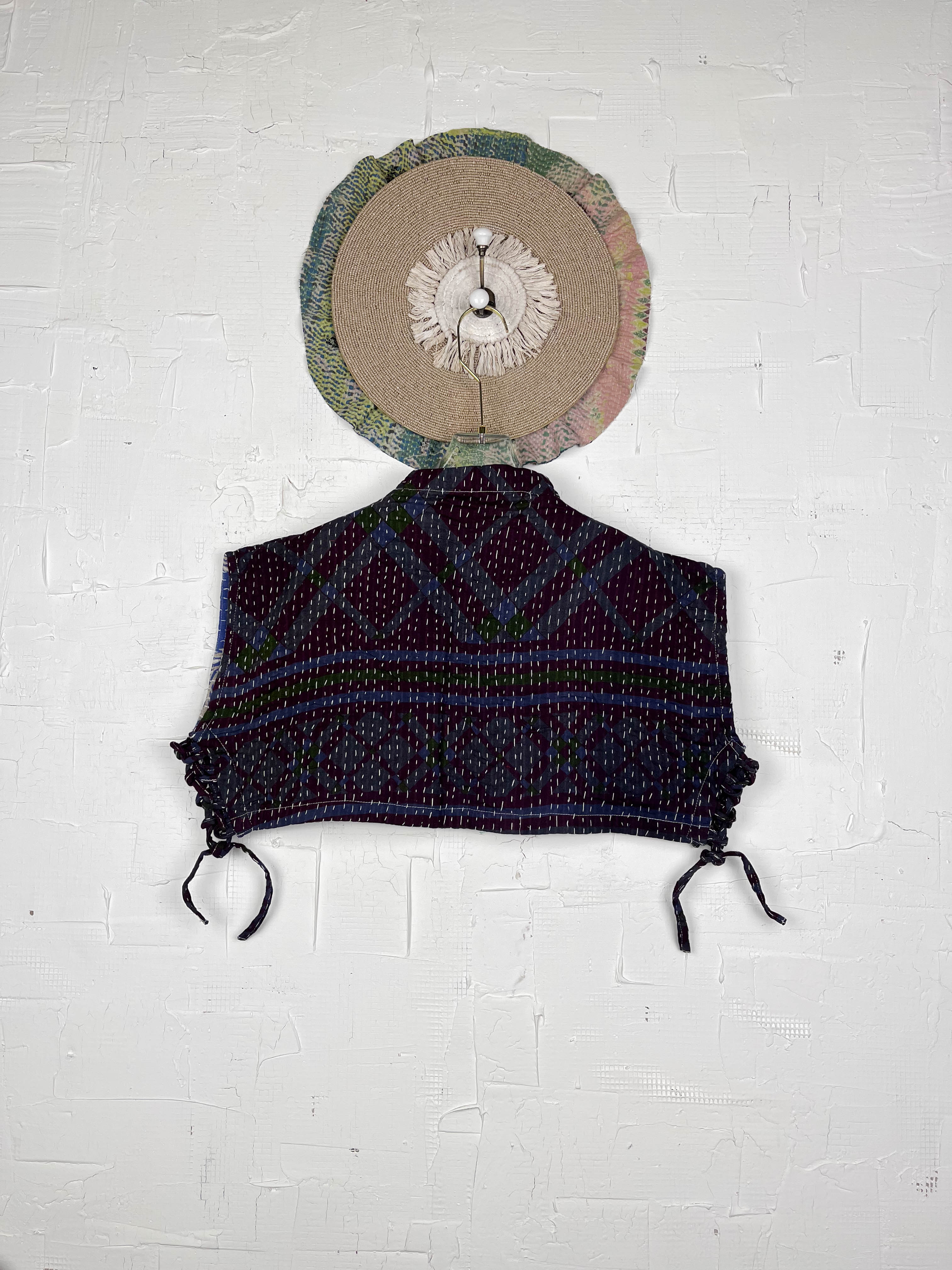 Dark Kantha Top - Love Protect Sustain