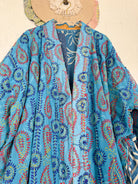 Embroidered kimono - Love Protect Sustain