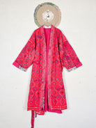 Embroidered kimono - Love Protect Sustain