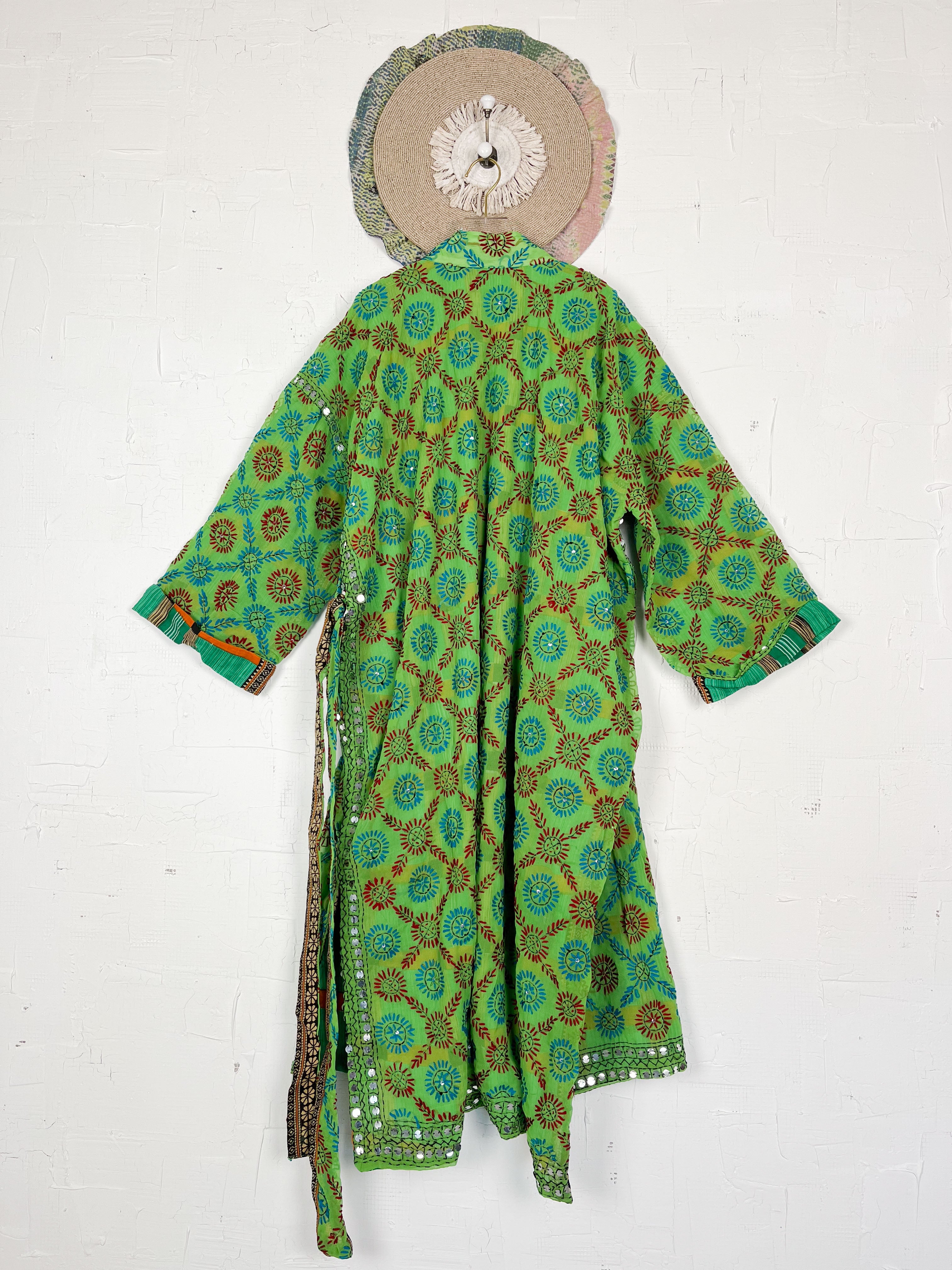 Embroidery Robe - Love Protect Sustain