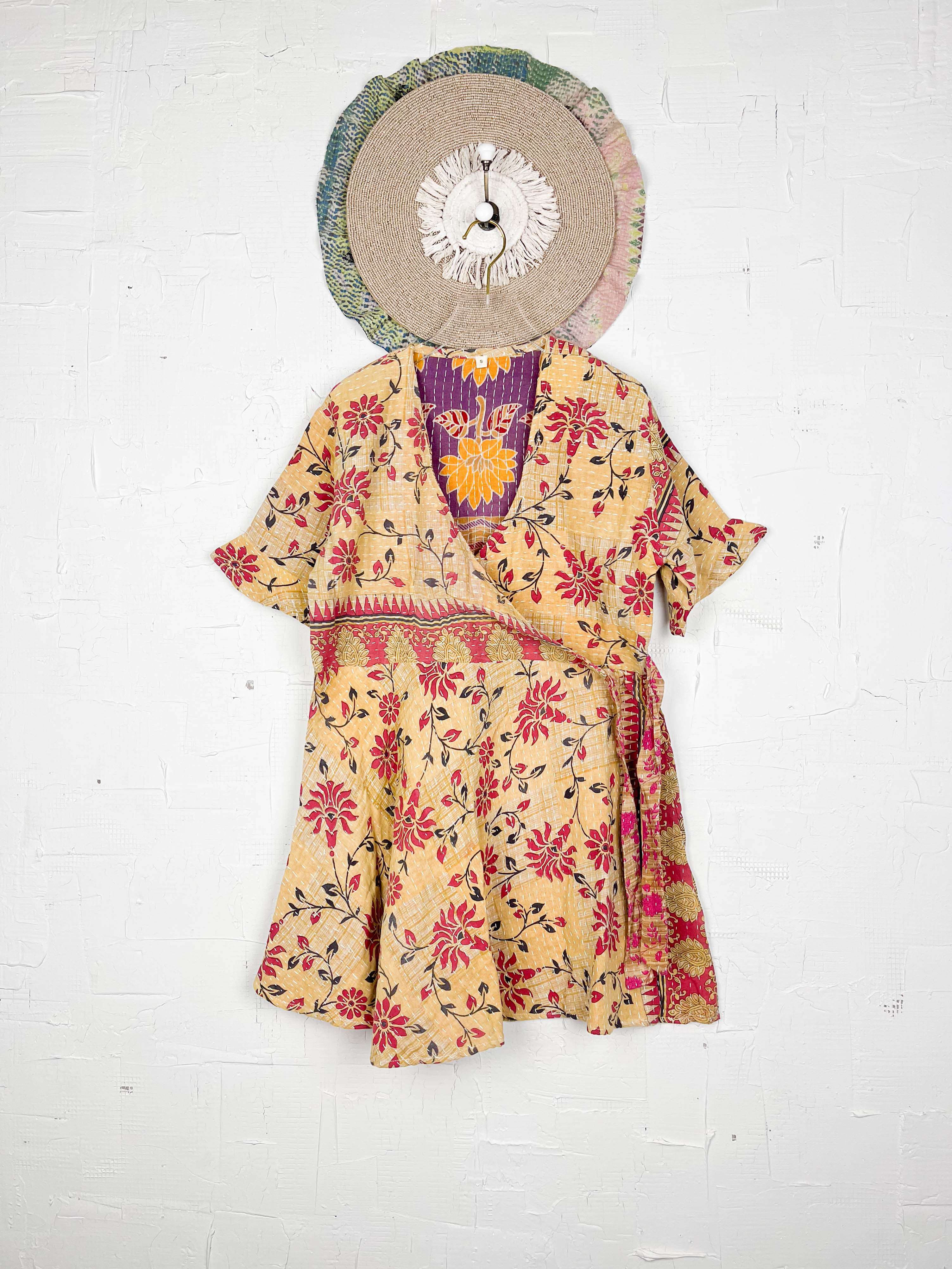 Ethical Kantha dress - Love Protect Sustain