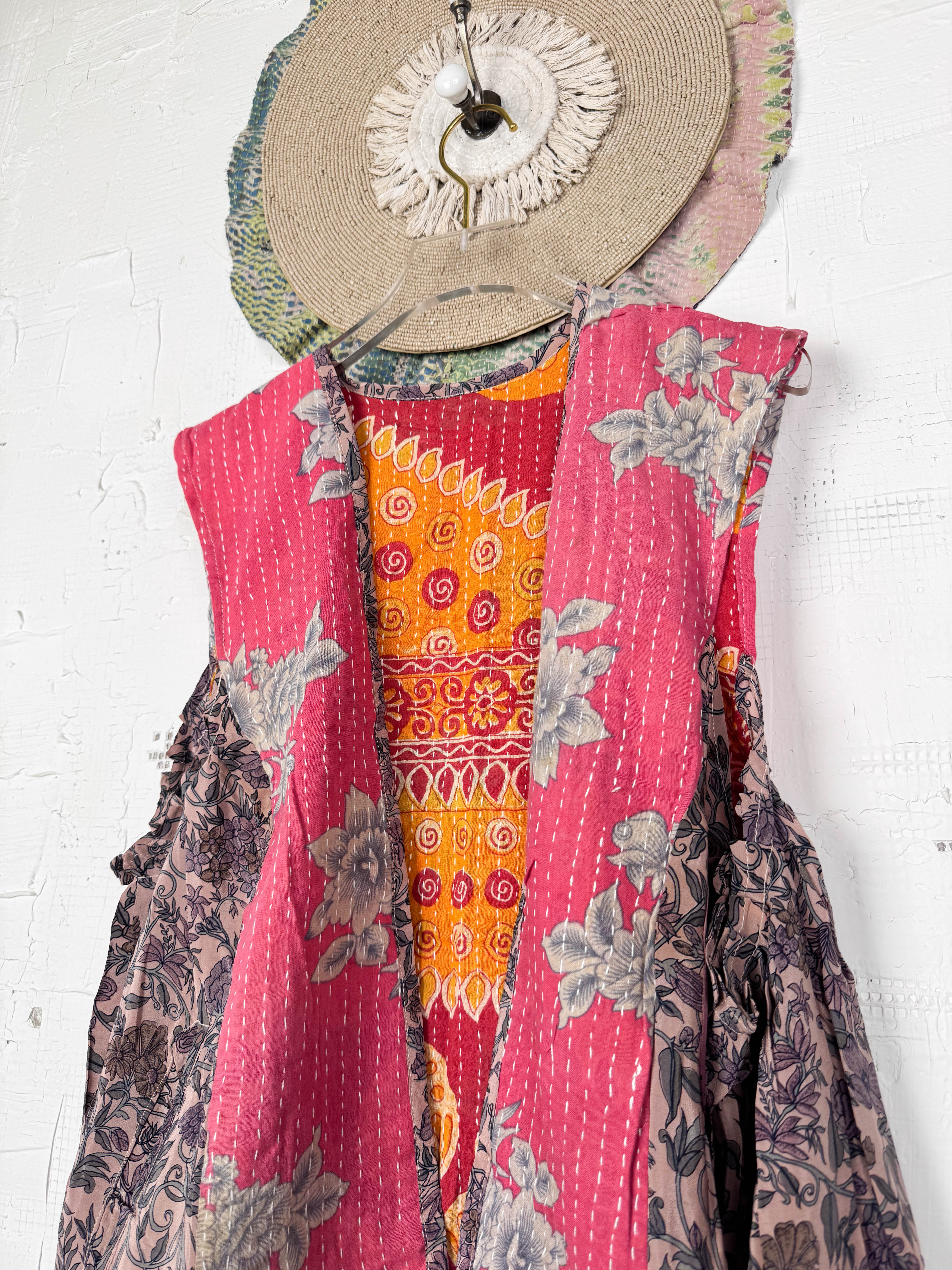 Ethically made kantha top - Love Protect Sustain