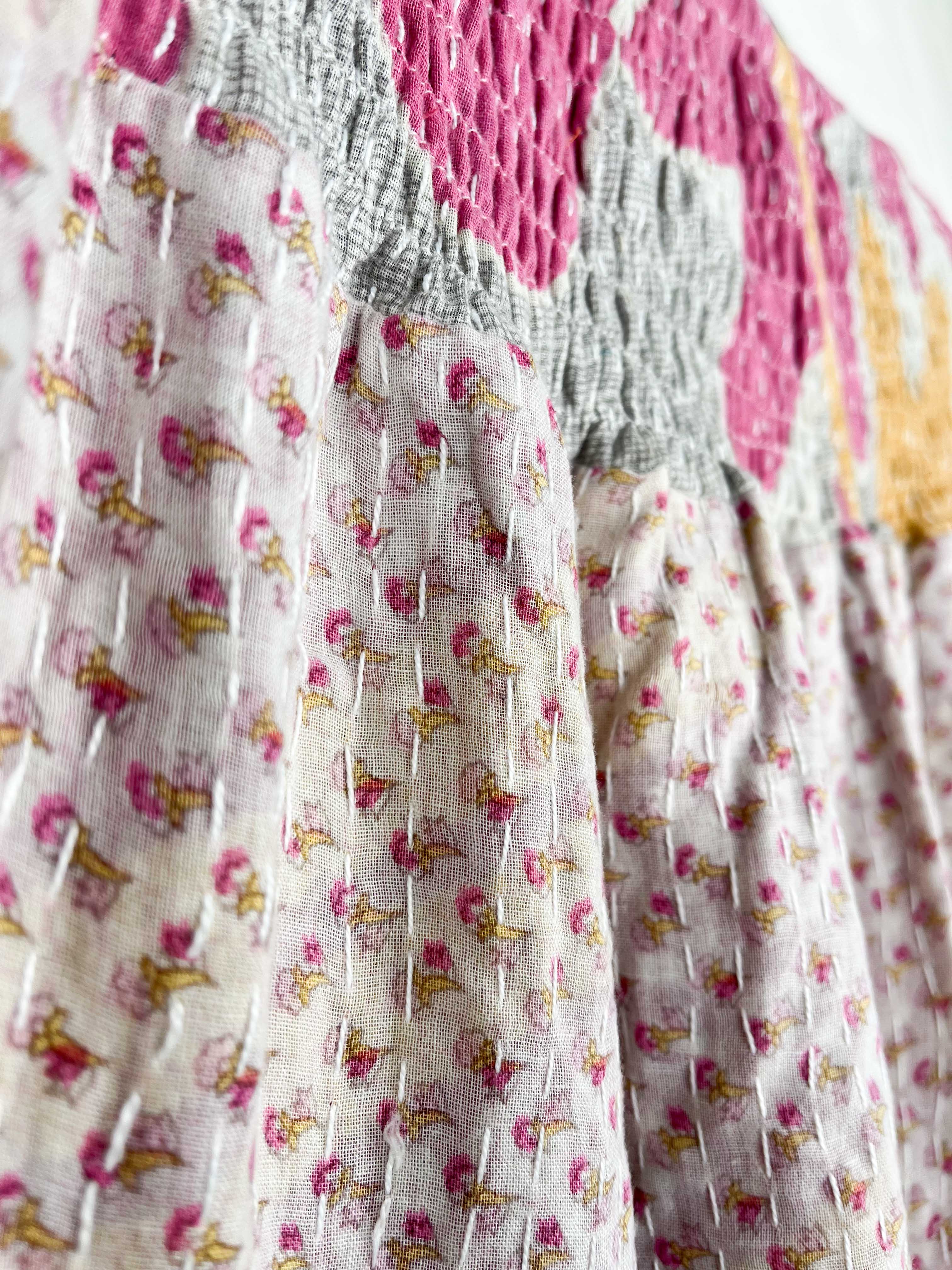 Ethnic print maxi skirt - Love Protect Sustain