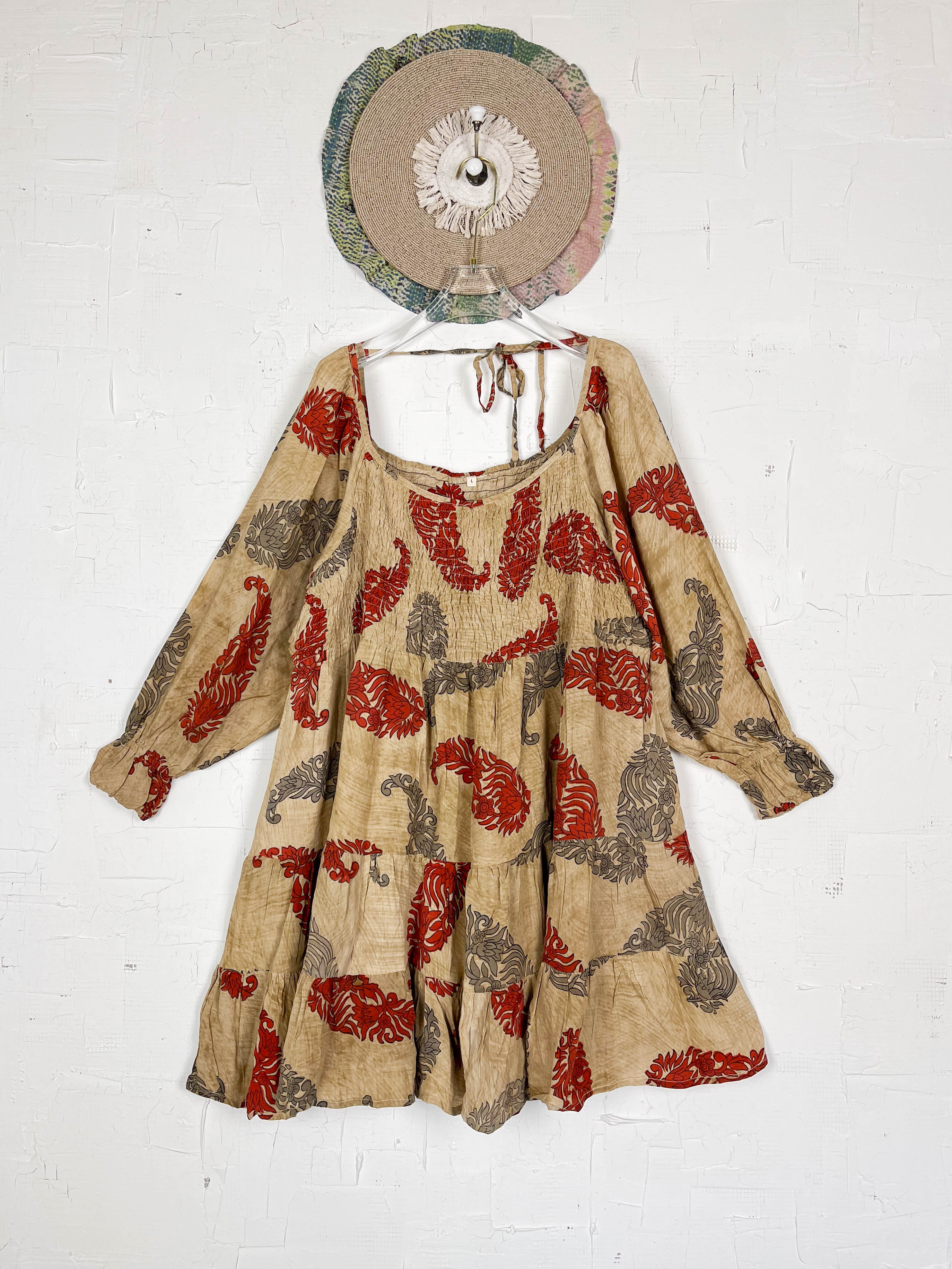 Festival silk dress - Love Protect Sustain