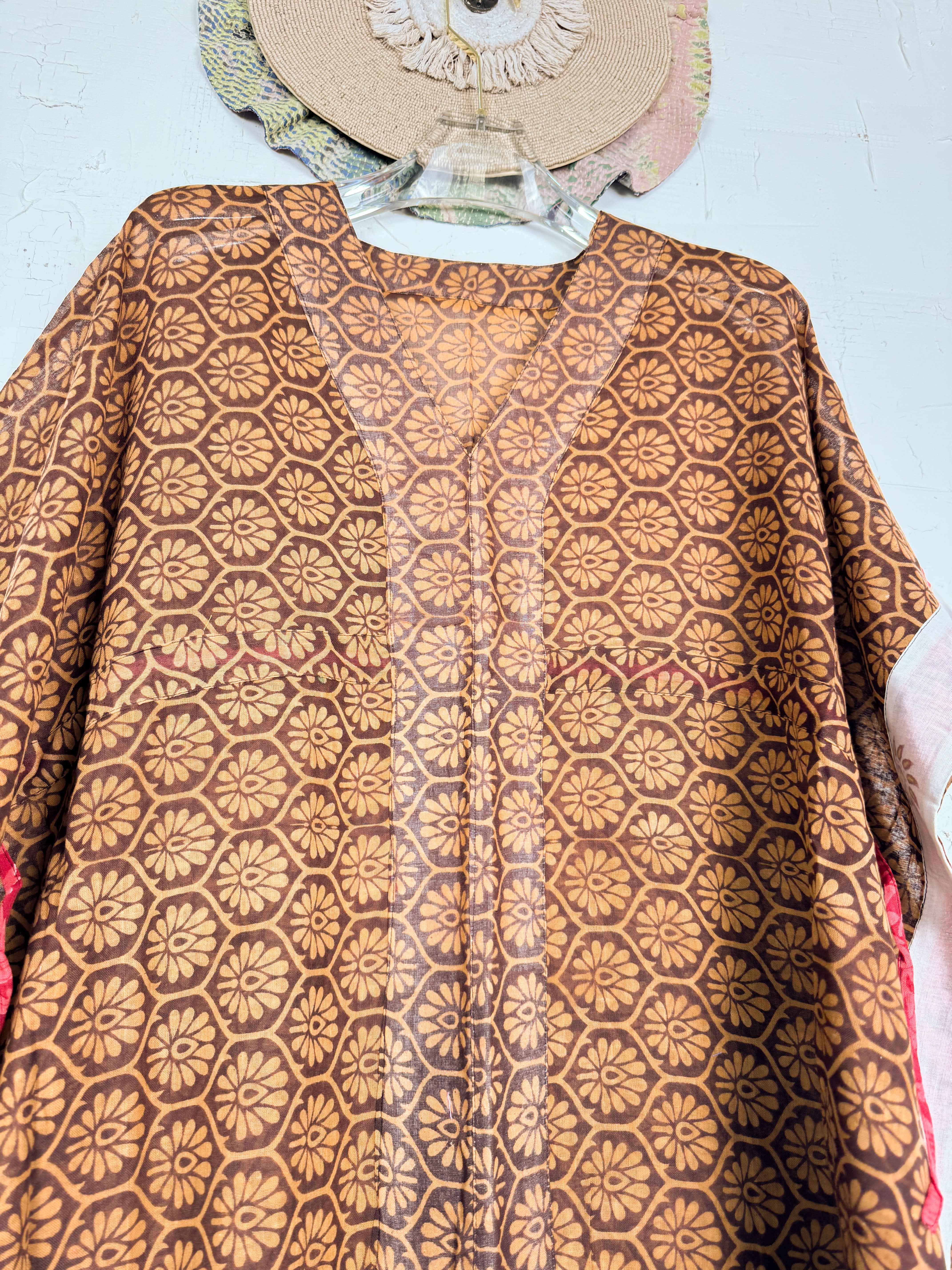 Floral Cotton Kaftan - Love Protect Sustain