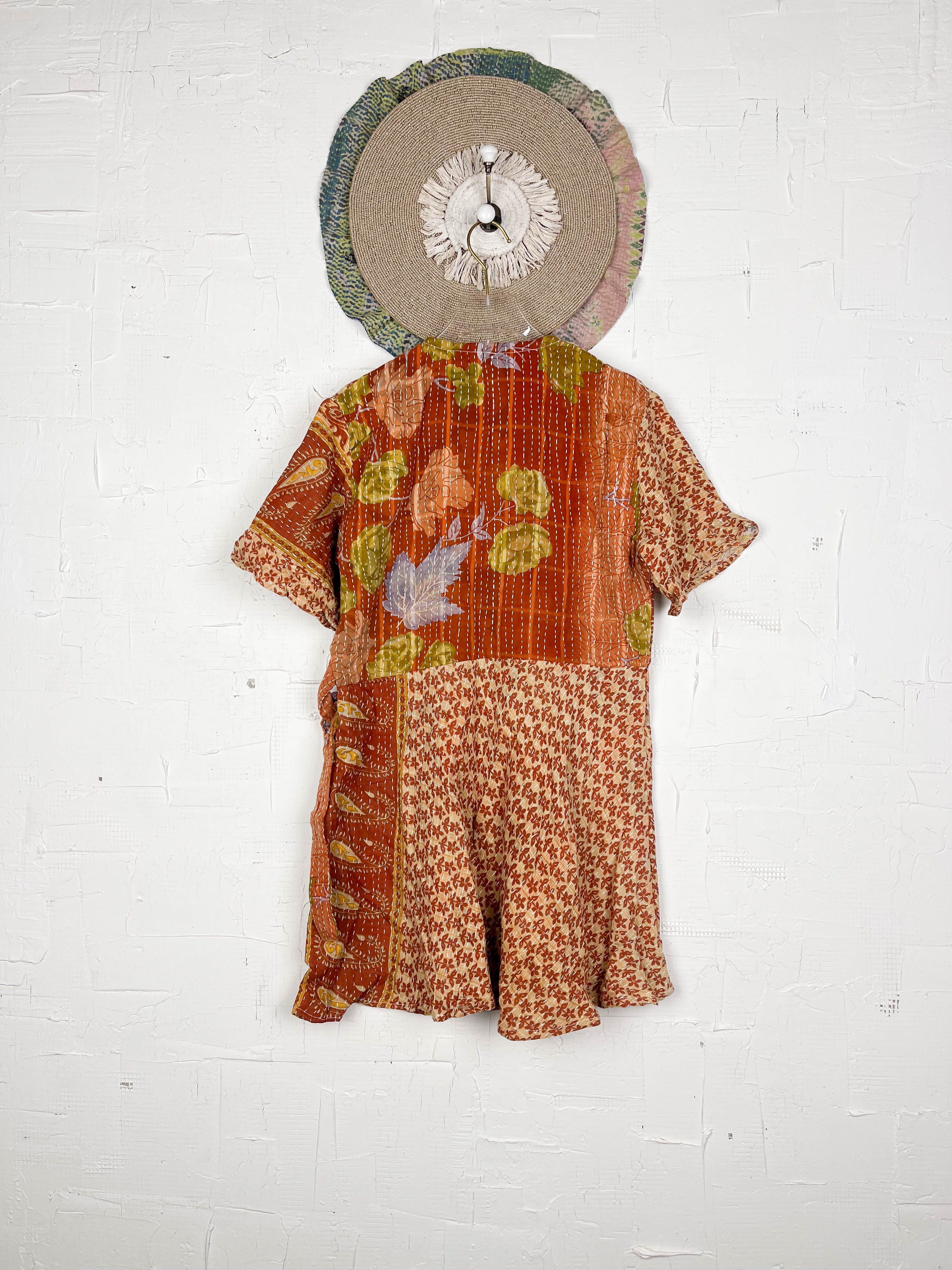 Floral Kantha Dress - Love Protect Sustain