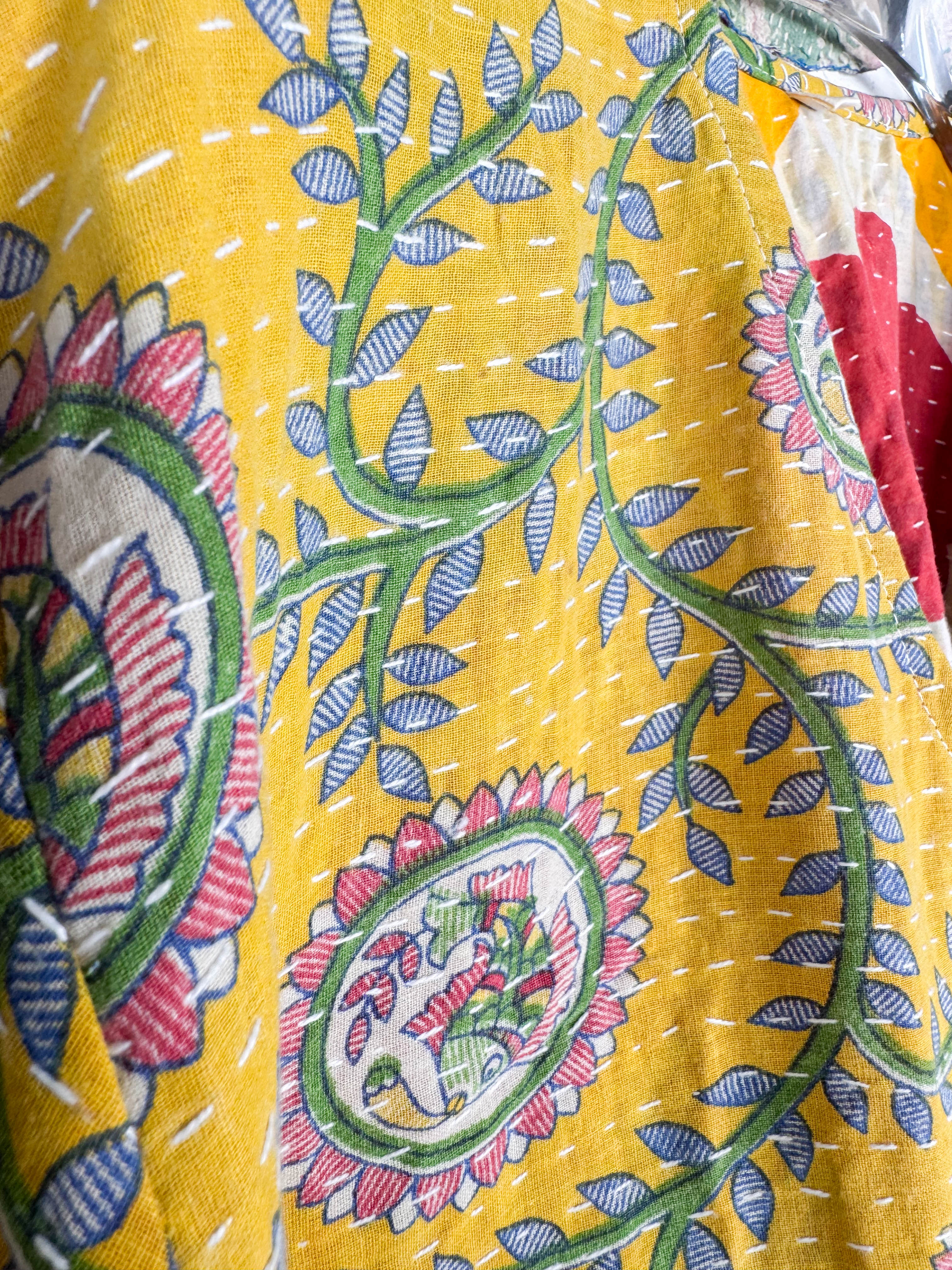 Floral Kantha Dress - Love Protect Sustain 