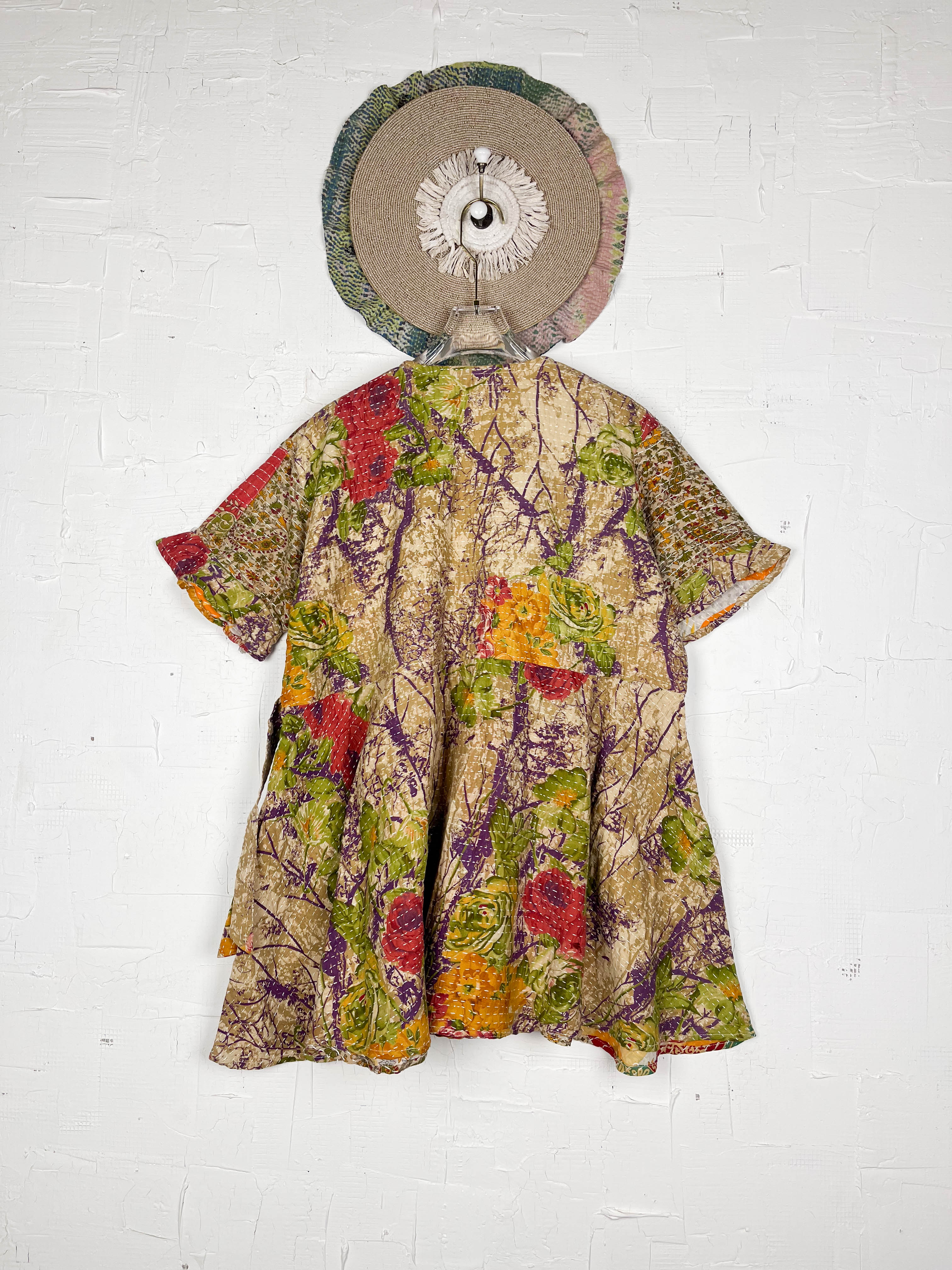 Floral Kantha Dress- Love Protect Sustain