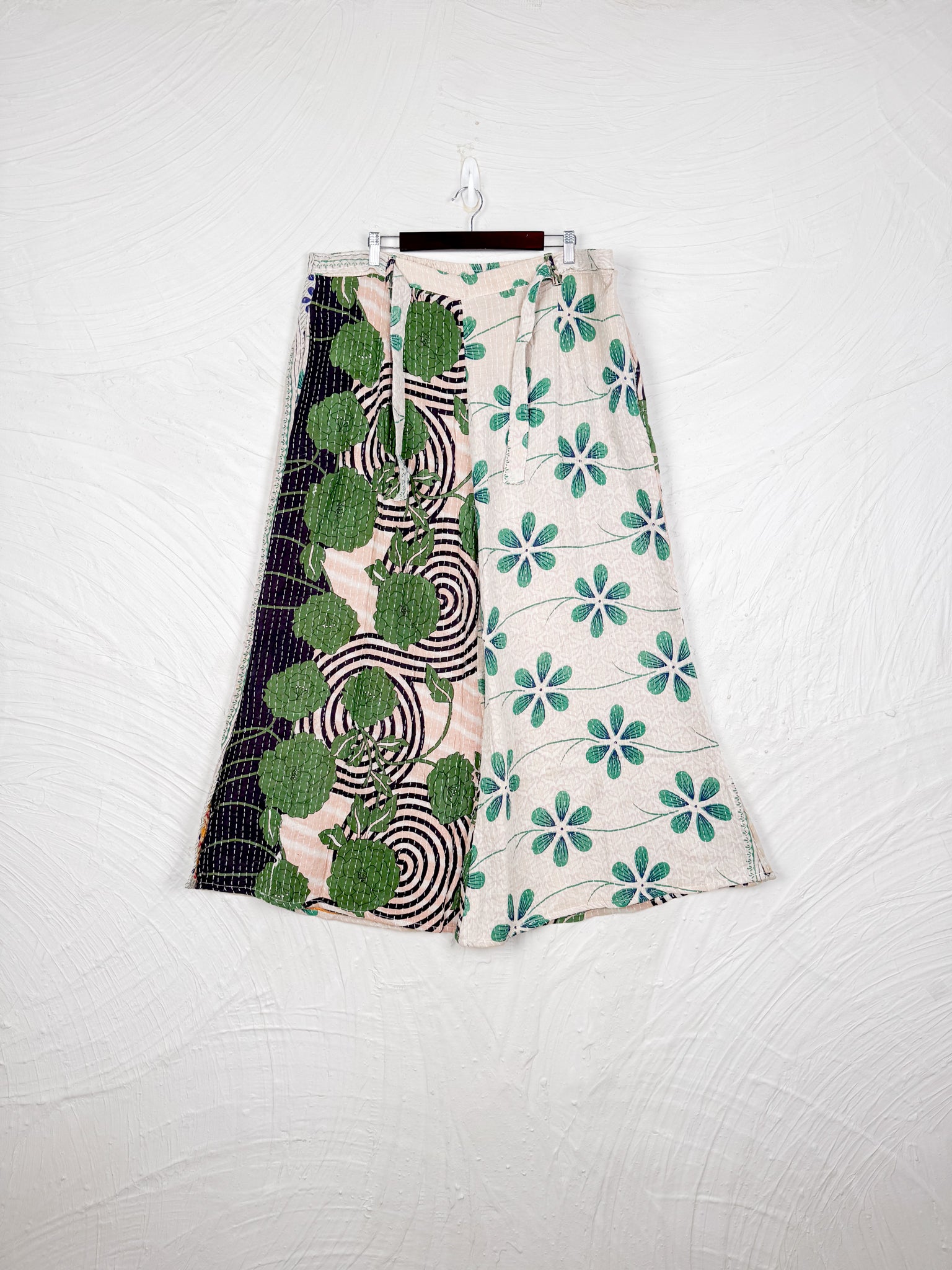 Floral Kantha Pants - Love Protect Sustain