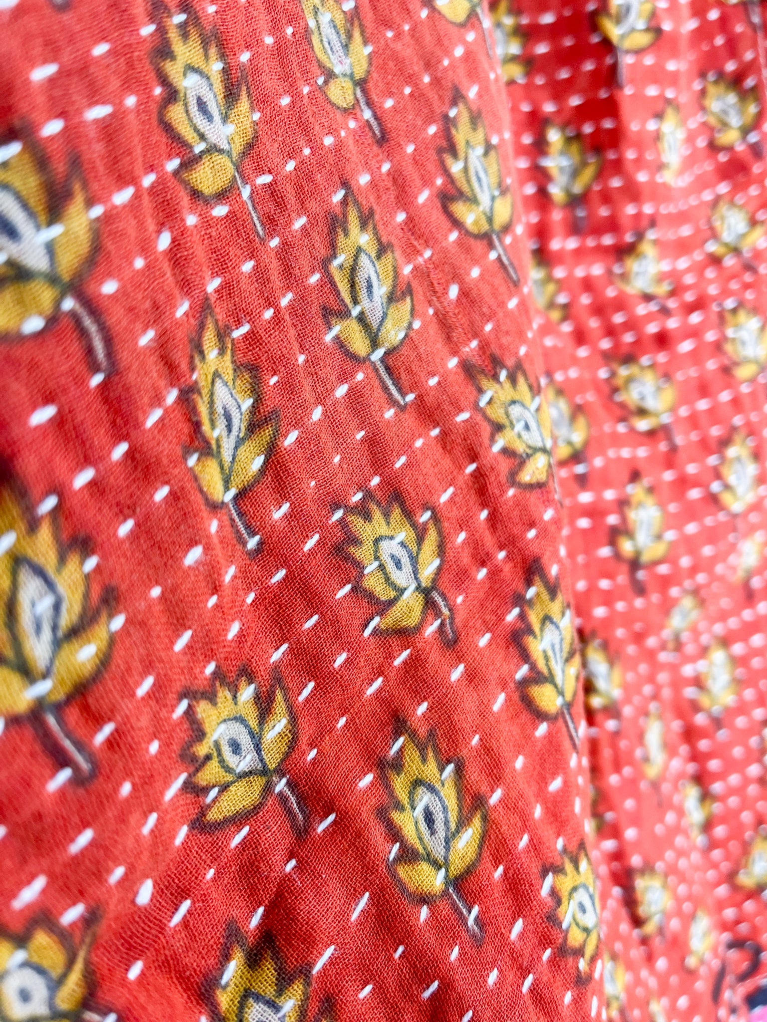 Floral Print Poncho - Love Protect Sustain