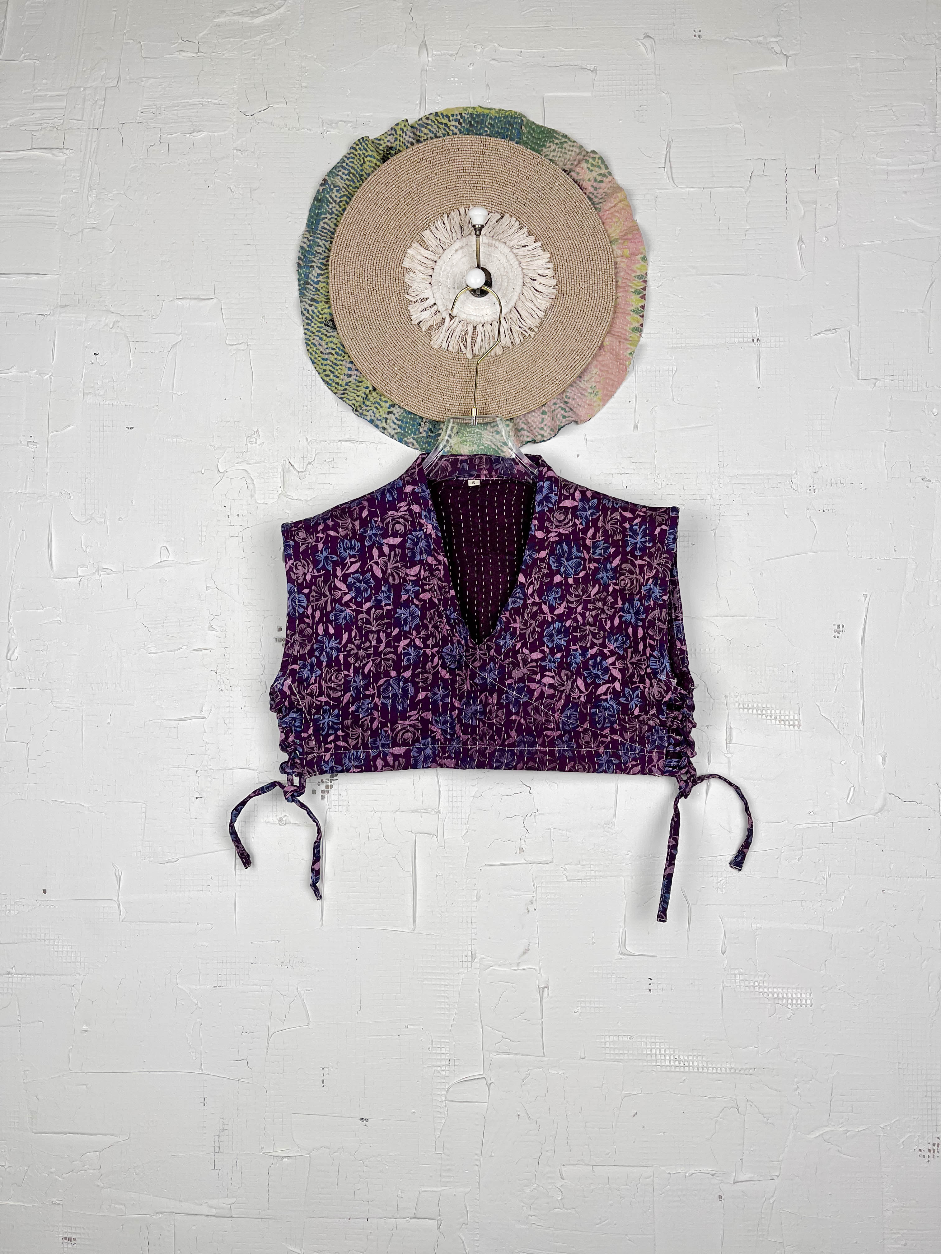 Floral Purple Top - Love Protect Sustain