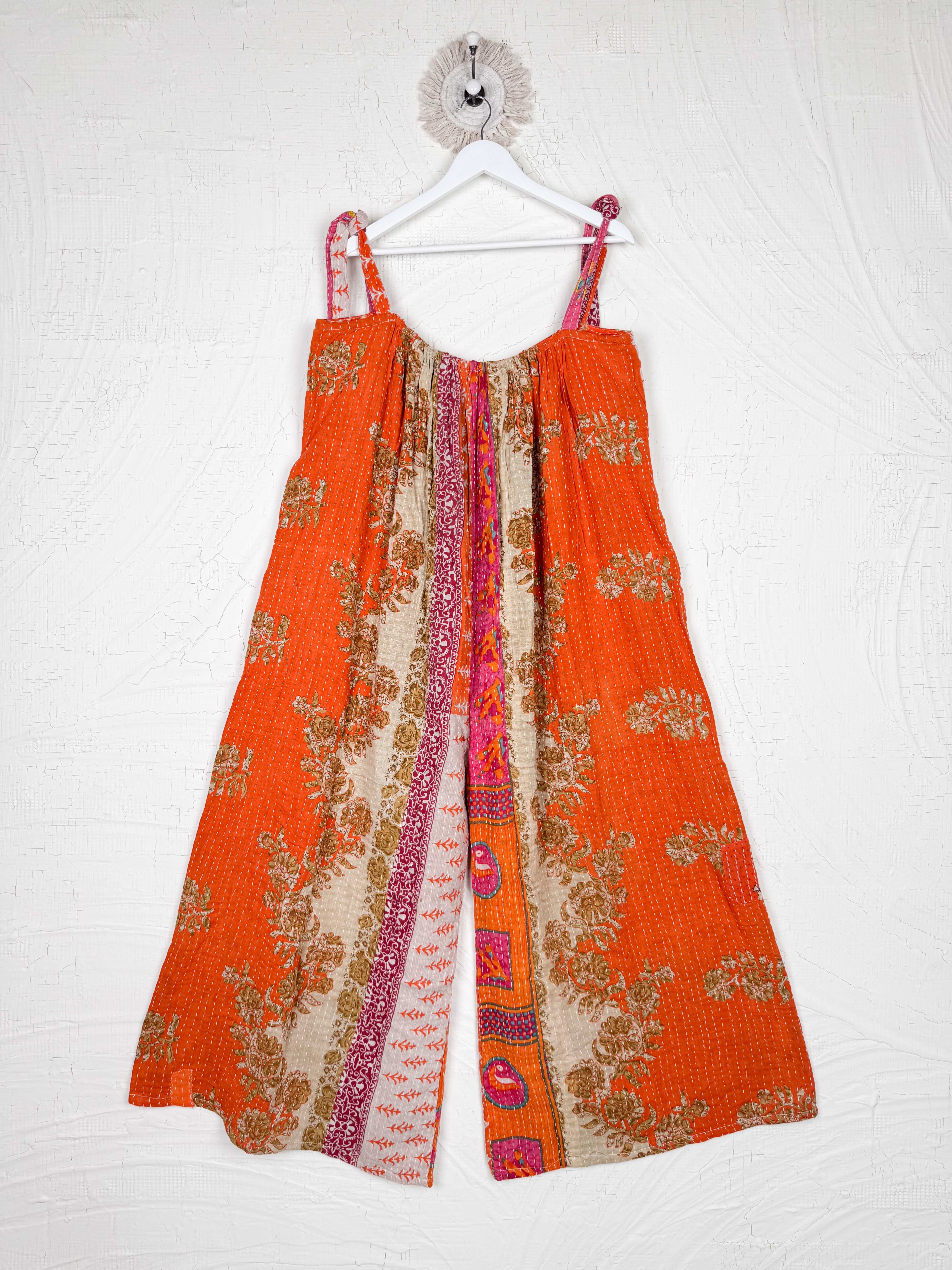 Floral Strap Maternity Jumpsuit - Love Protect Sustain