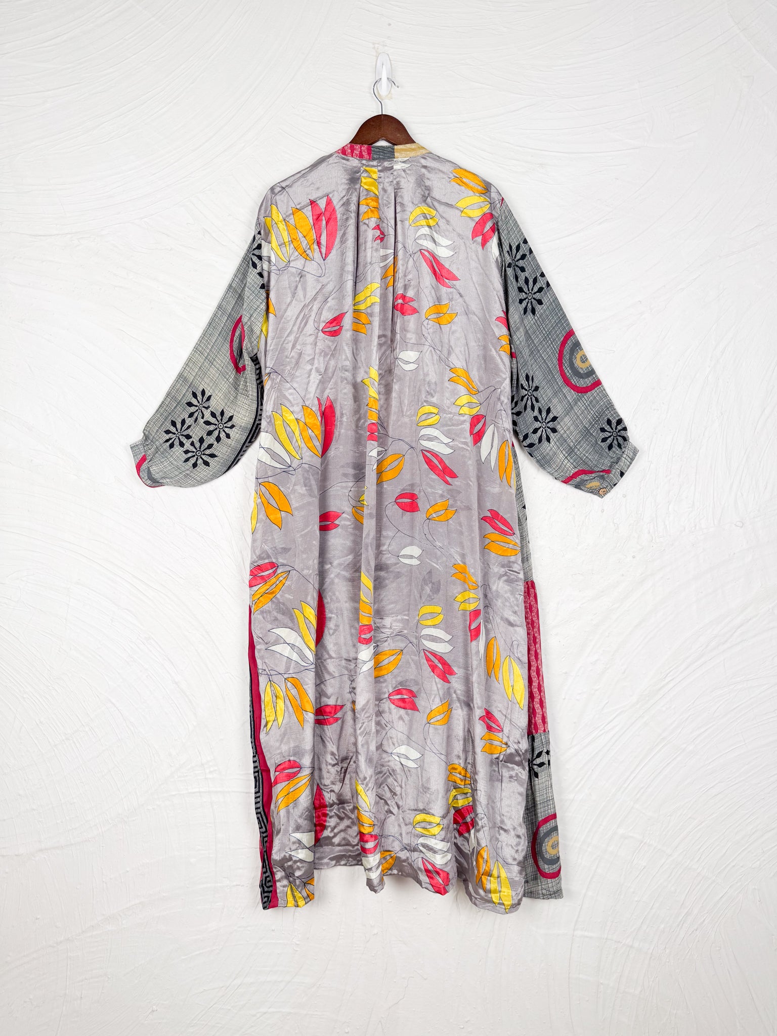 Flowy silk long dress - Love Protect Sustain