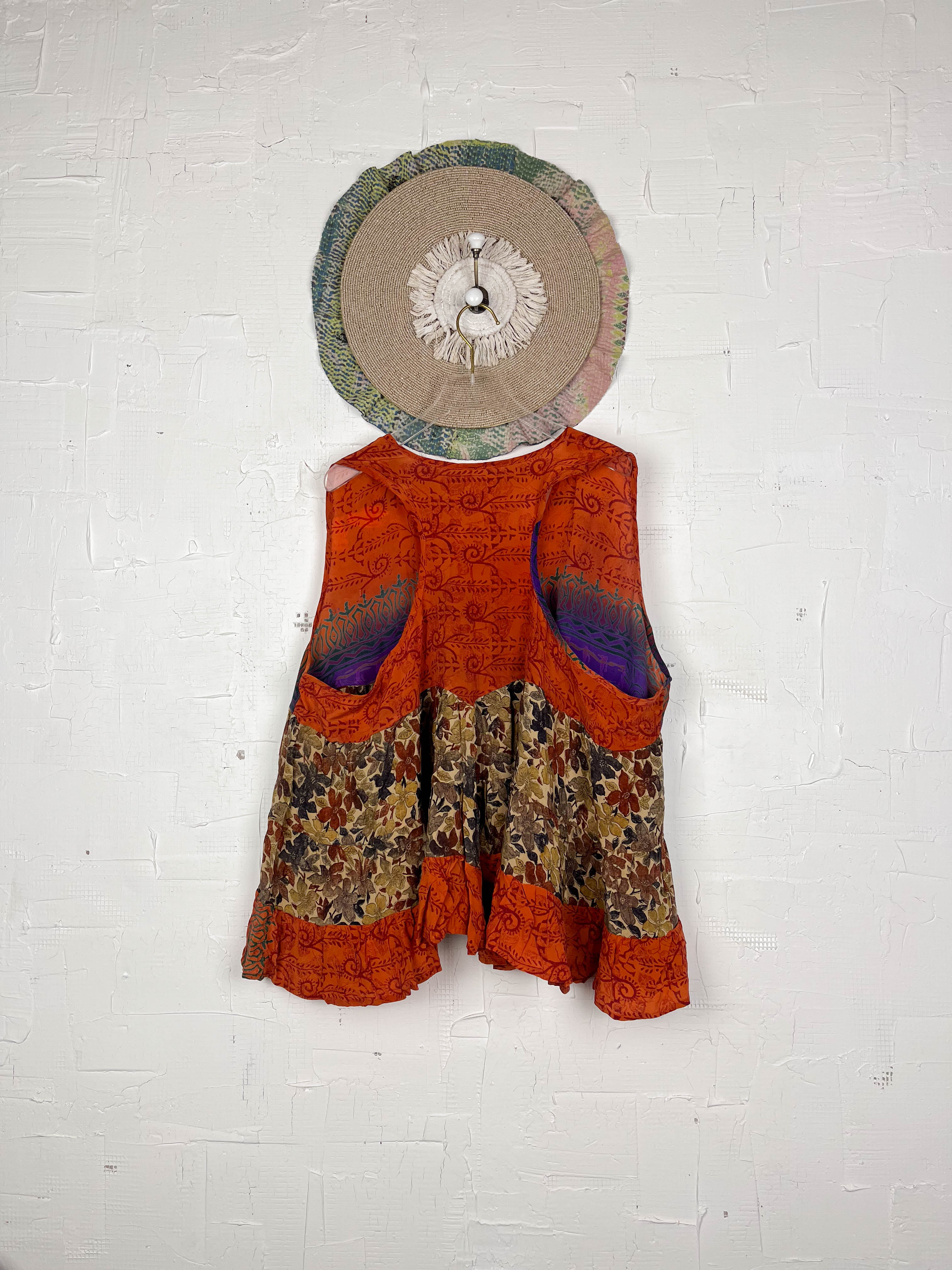 Flowy silk top vintage - Love Protect Sustain