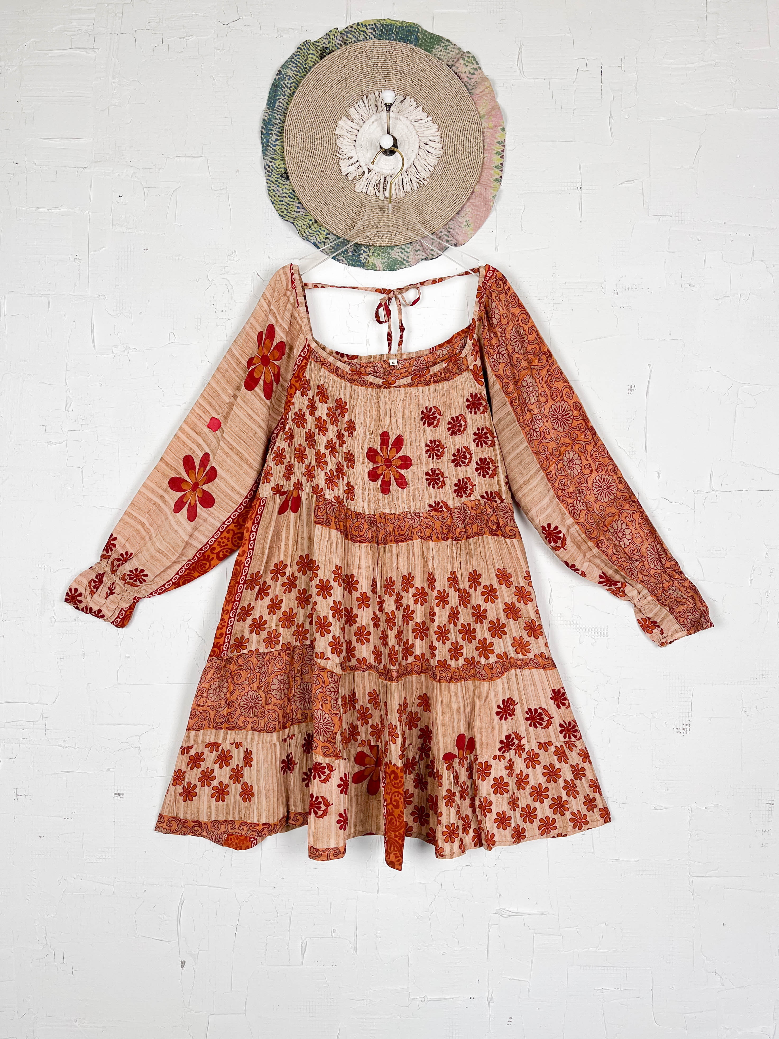 Flowy sleeve dress - Love Protect Sustain