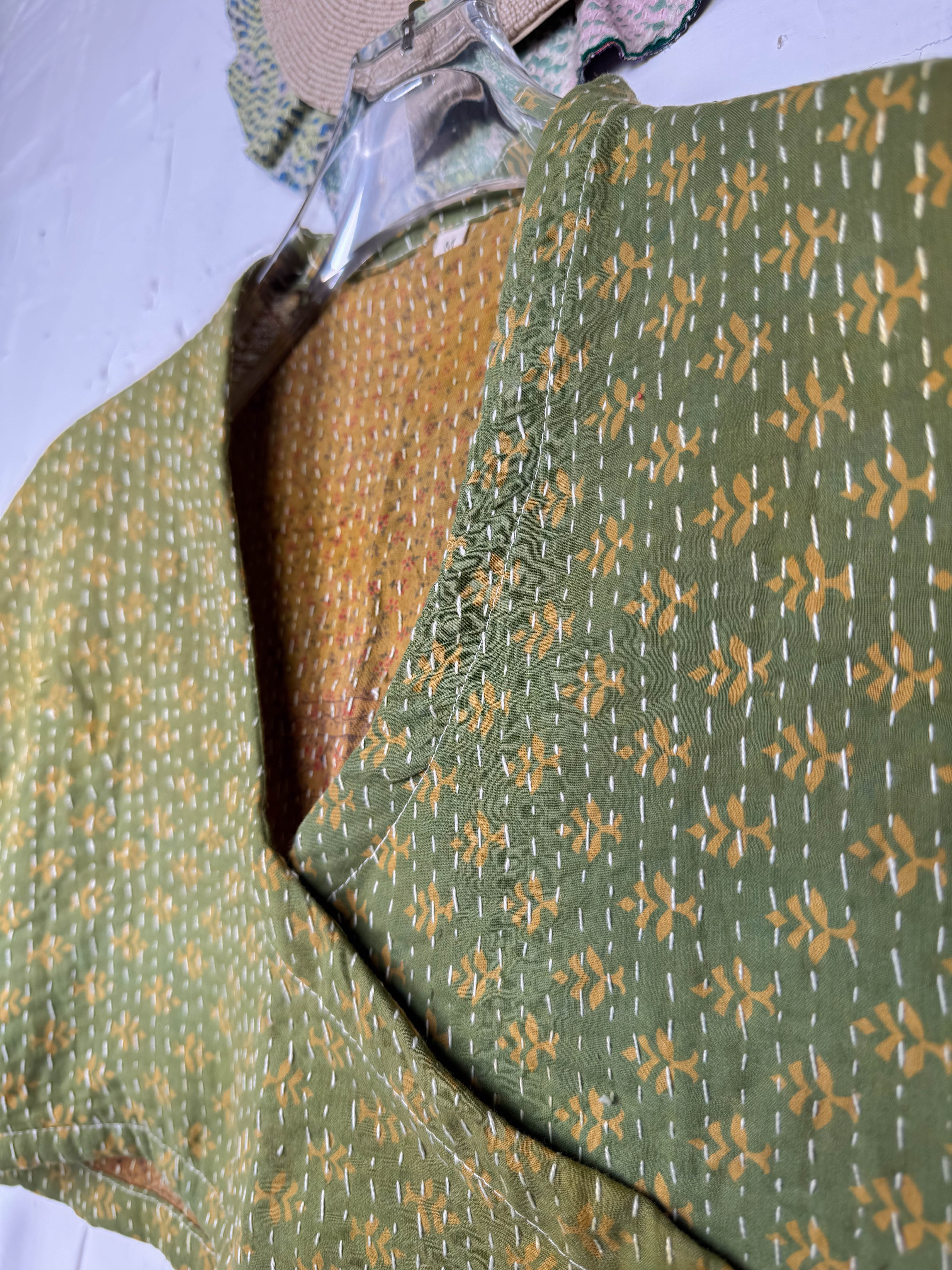 Green Cropped Top - Love Protect Sustain