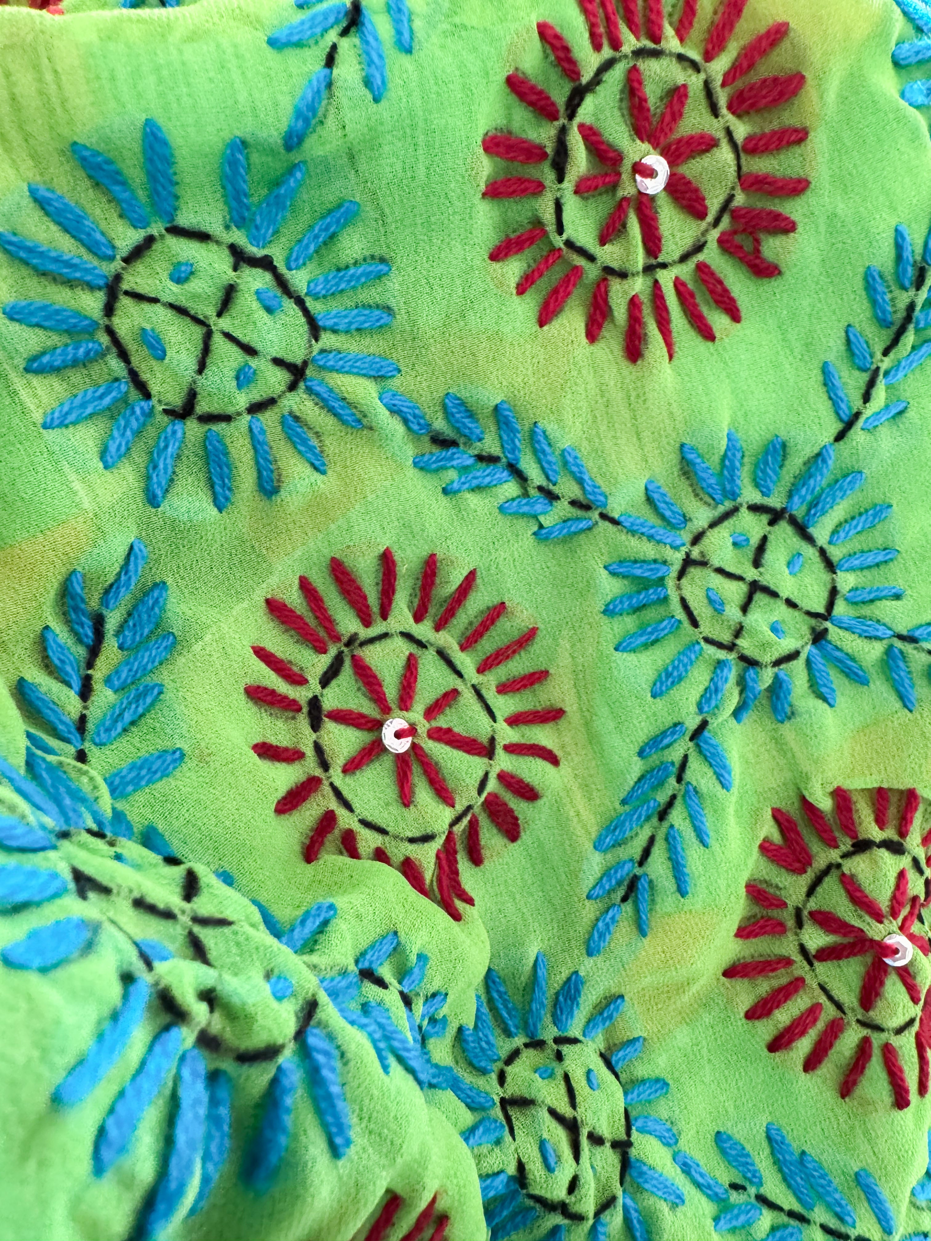 Green Summer Robe - Love Protect Sustain