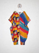 Hand-stitched Kantha quiltf ree size jumpsuit - Love Protect Sustain