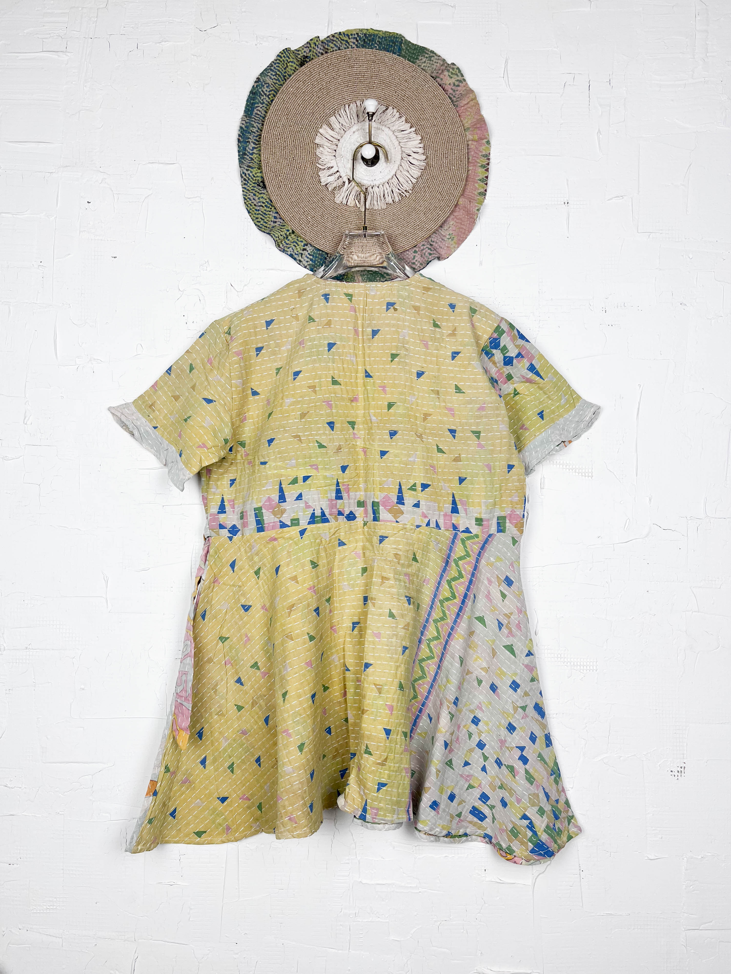 Hand-stitched wrap dress - Love Protect Sustain