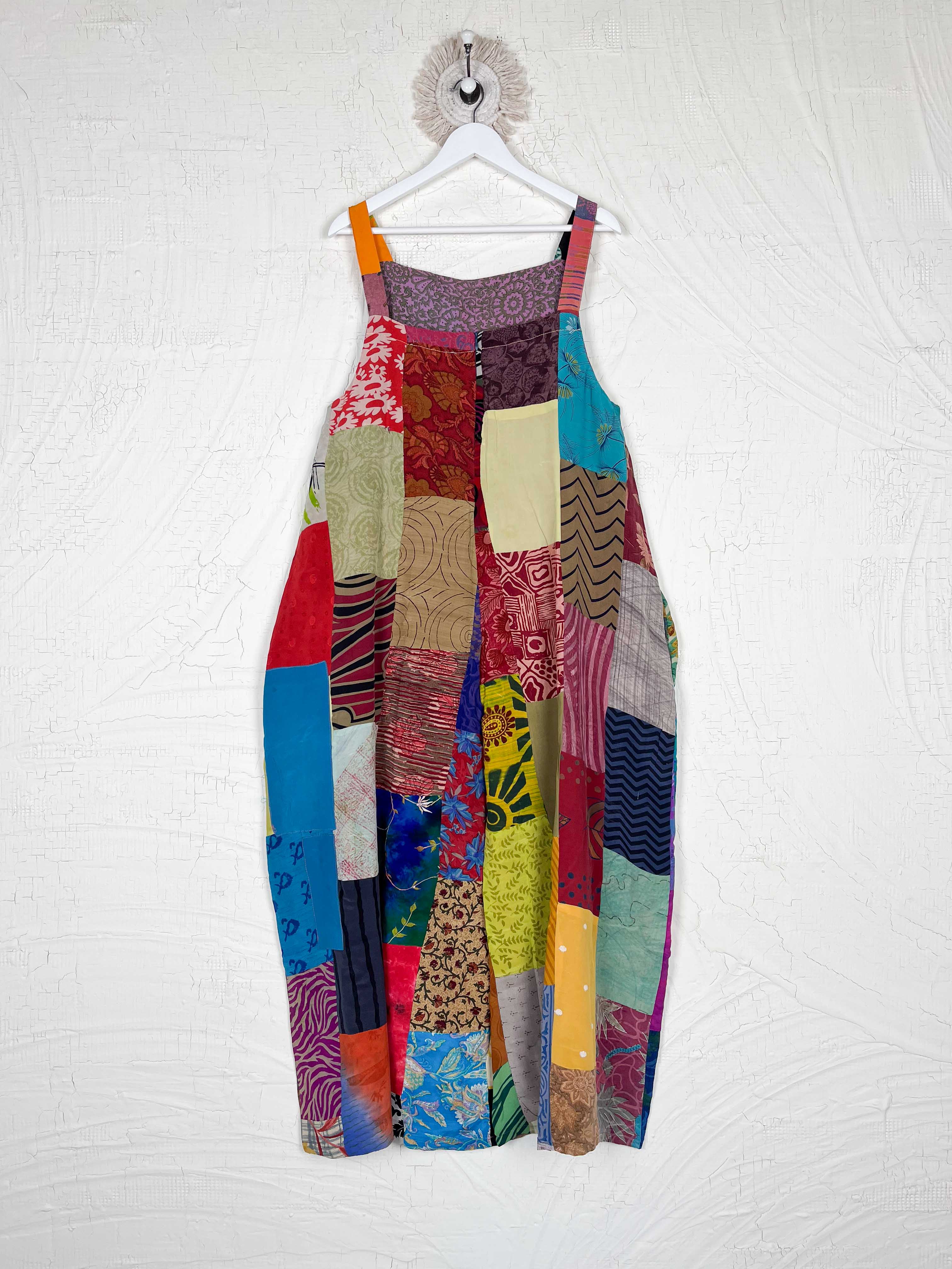 Handmade Silk Cotton Jumpsuit - Love Protect Sustain