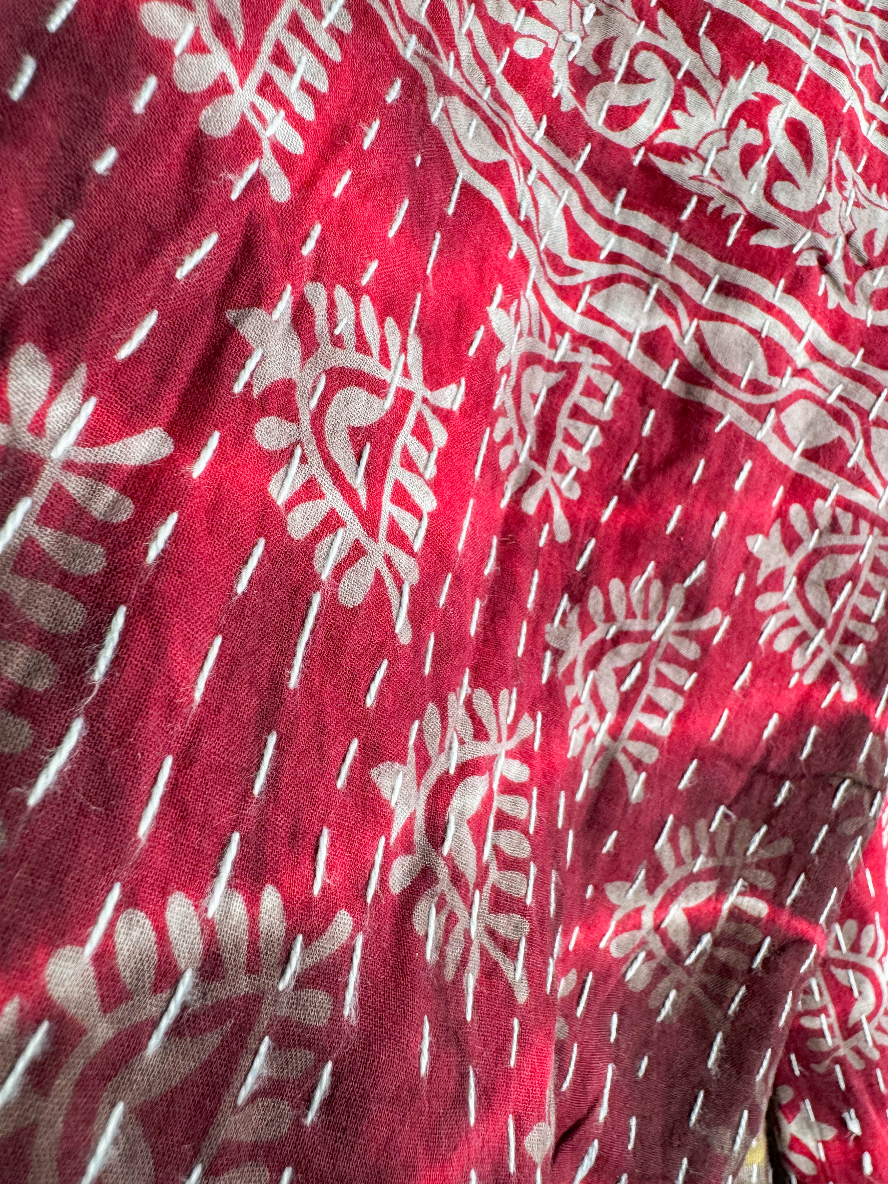 Handmade kantha jumpsuit - Love Protect Sustain