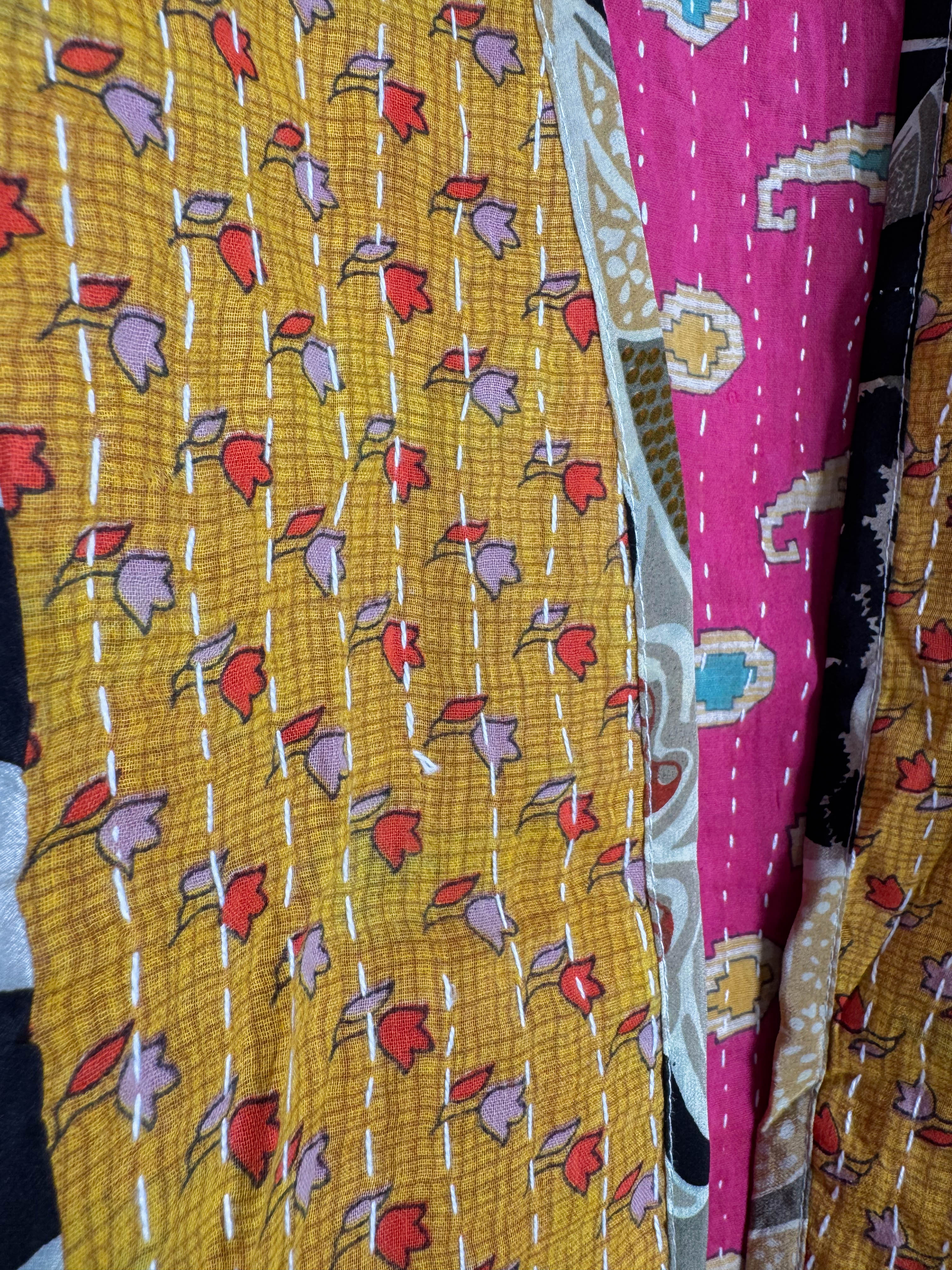 Handmade silk vest - Love Protect Sustain