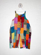 Harem style patchwork jump suit women - Love Protect Sustain