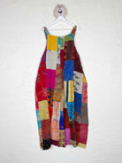 Hippie patchwork jumpsuit - Love Protect Sustain