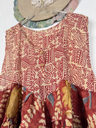 Hippie silk patchwork Top - Love Protect Sustain