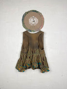Hippie silk patchwork Vest - Love Protect Sustain