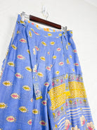 Blue vintage cotton pants - Love Protect Sustain 