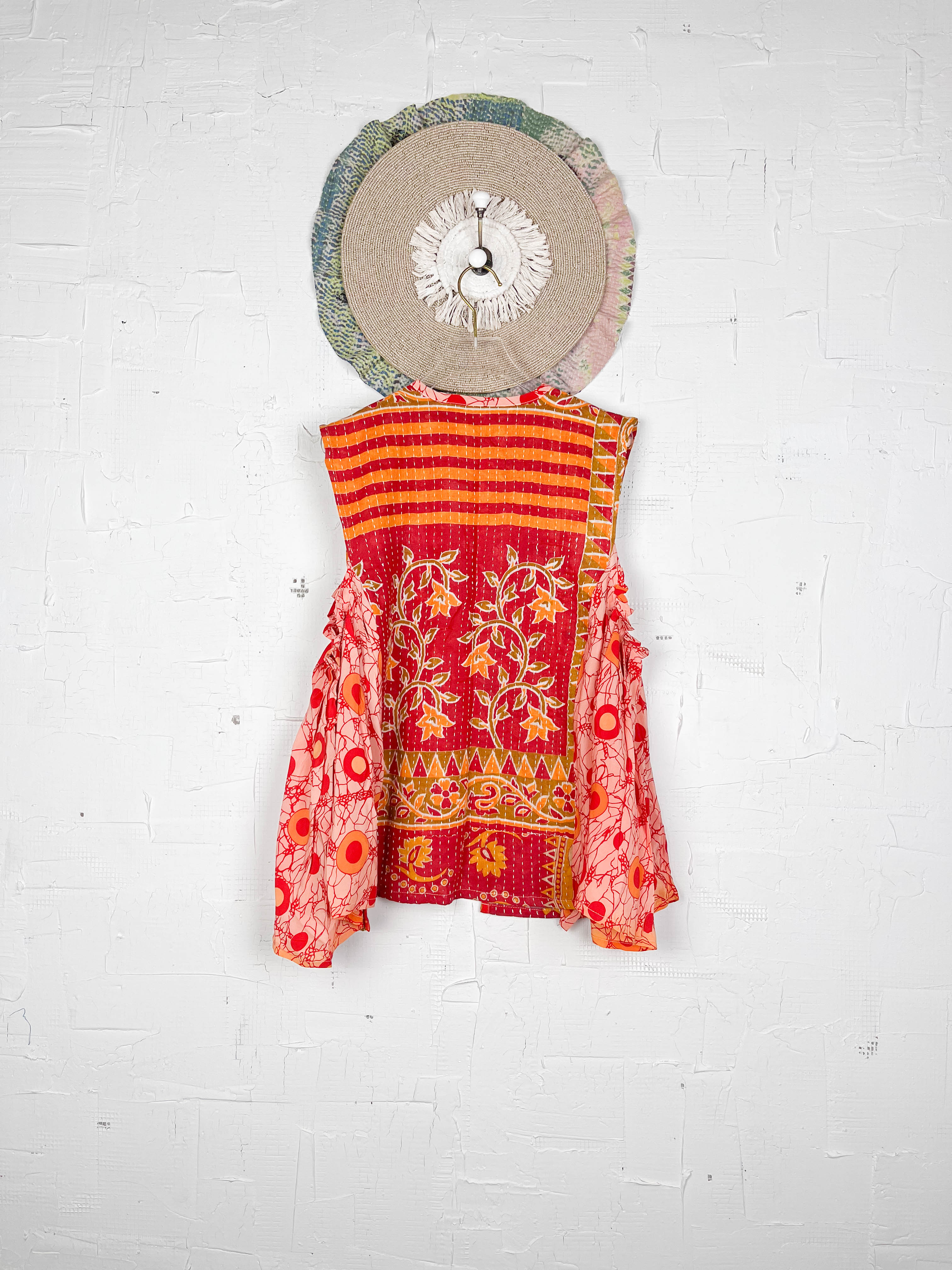 Indian silk kantha top - Love Protect Sustain