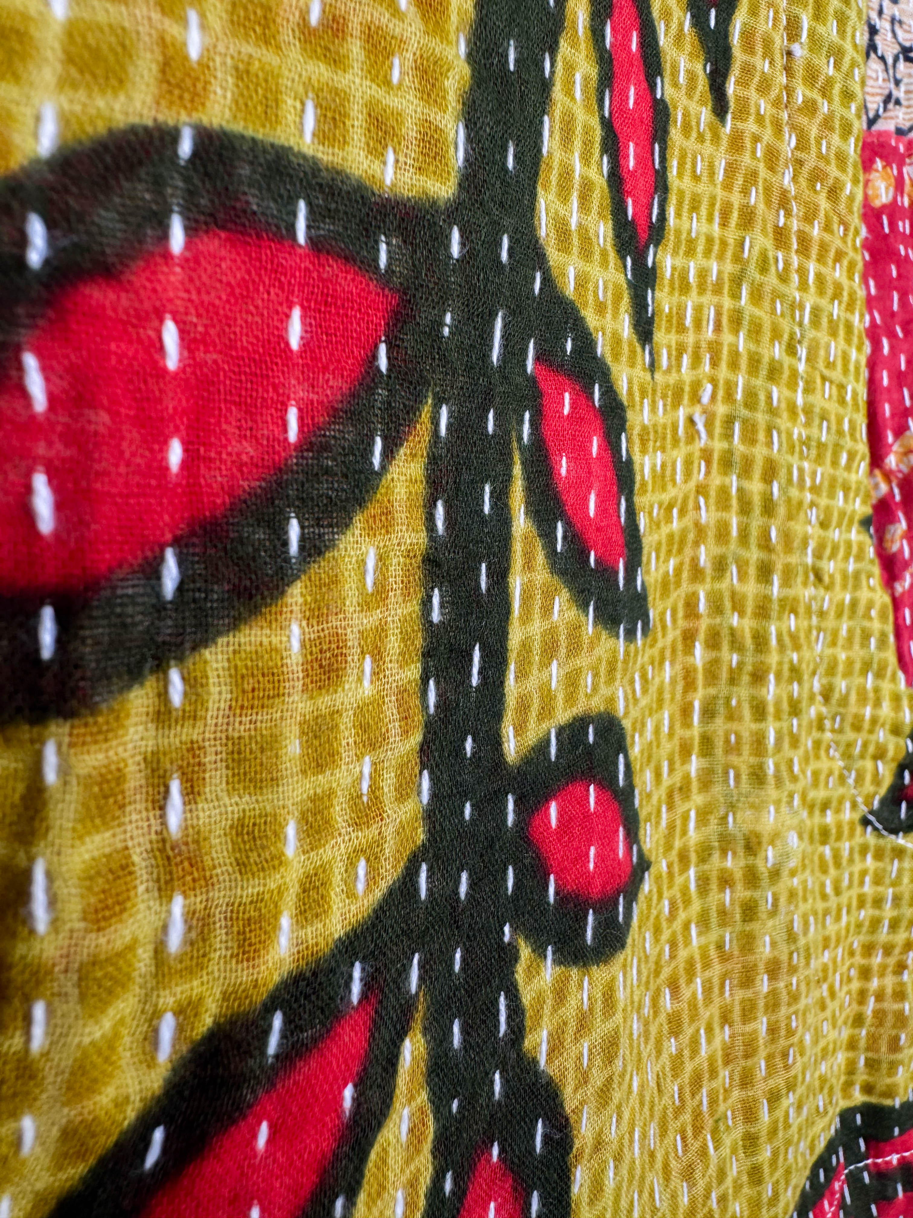 Kantha Floral Mini Top - Love Protect Sustain