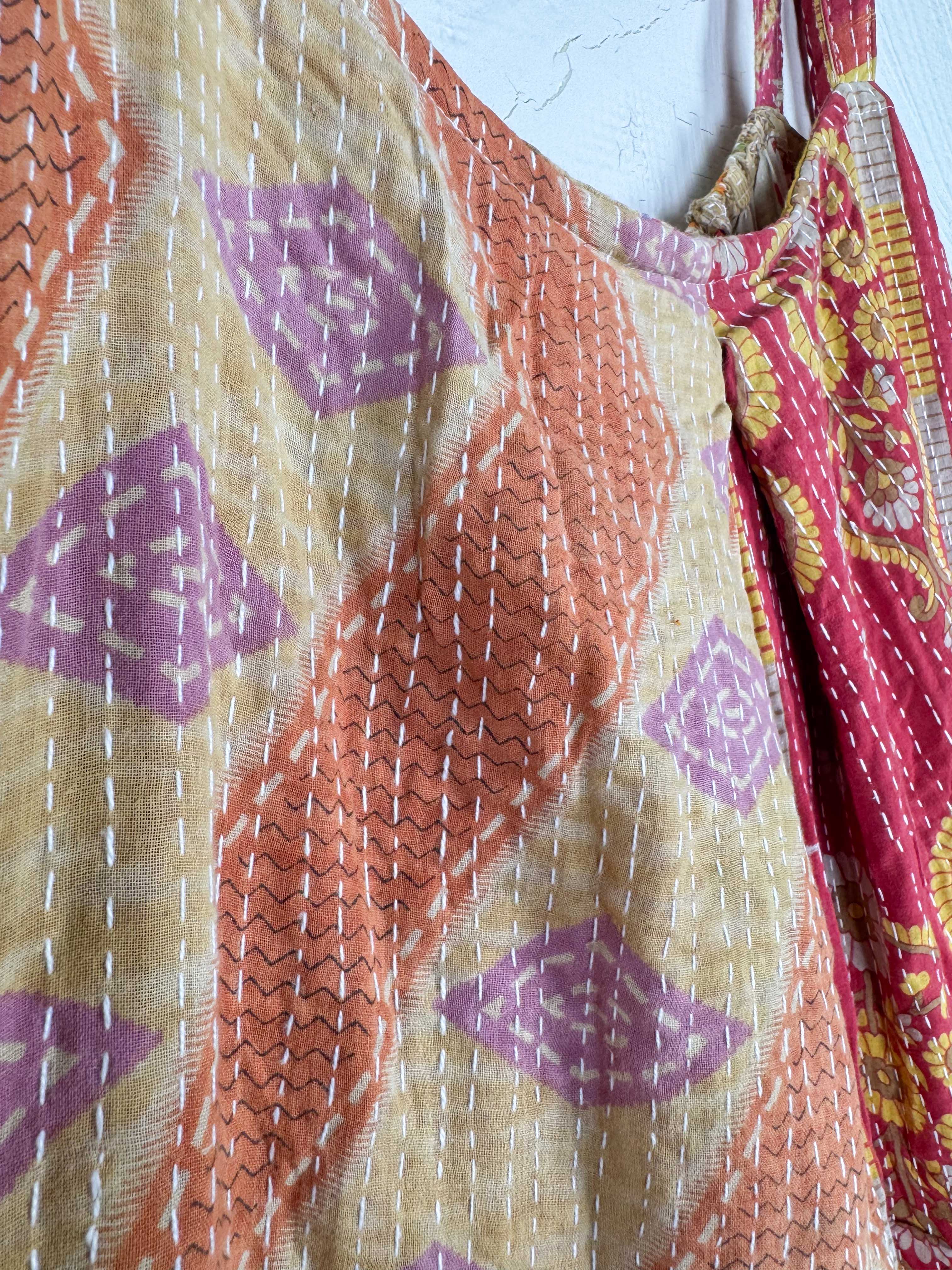 Kantha dungarees - Love Protect Sustain