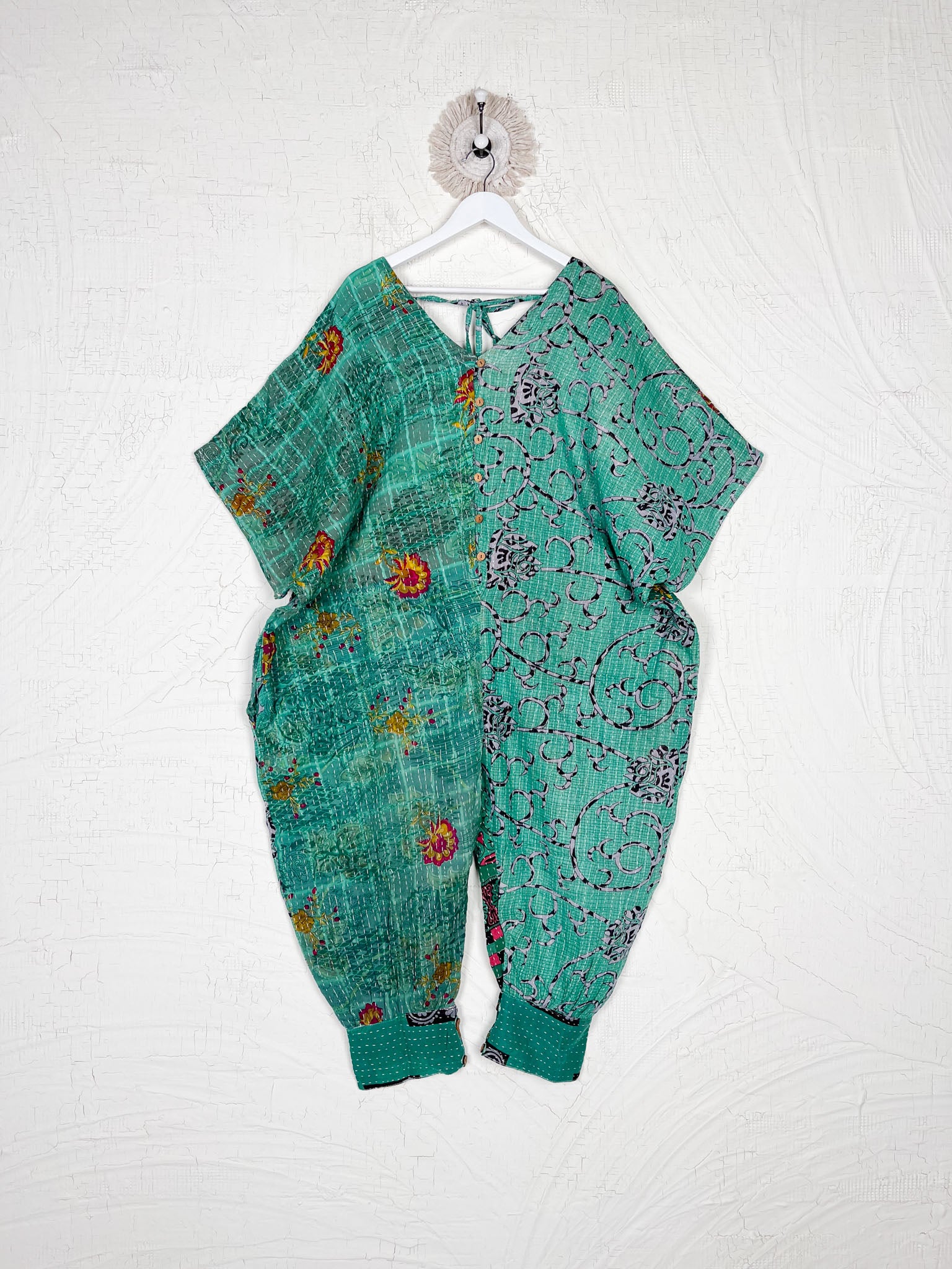 Kantha free size jumpsuit - Love Protect Sustain