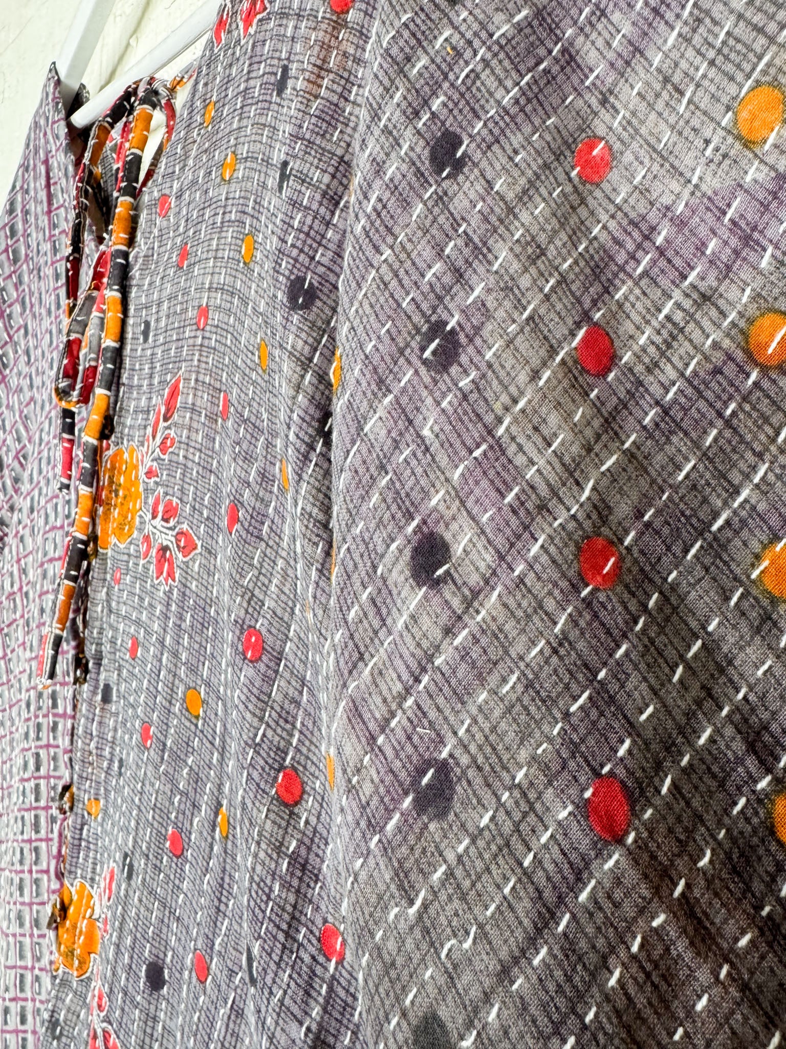 Kantha jumpsuit for pregnancy or maternity - Love Protect Sustain