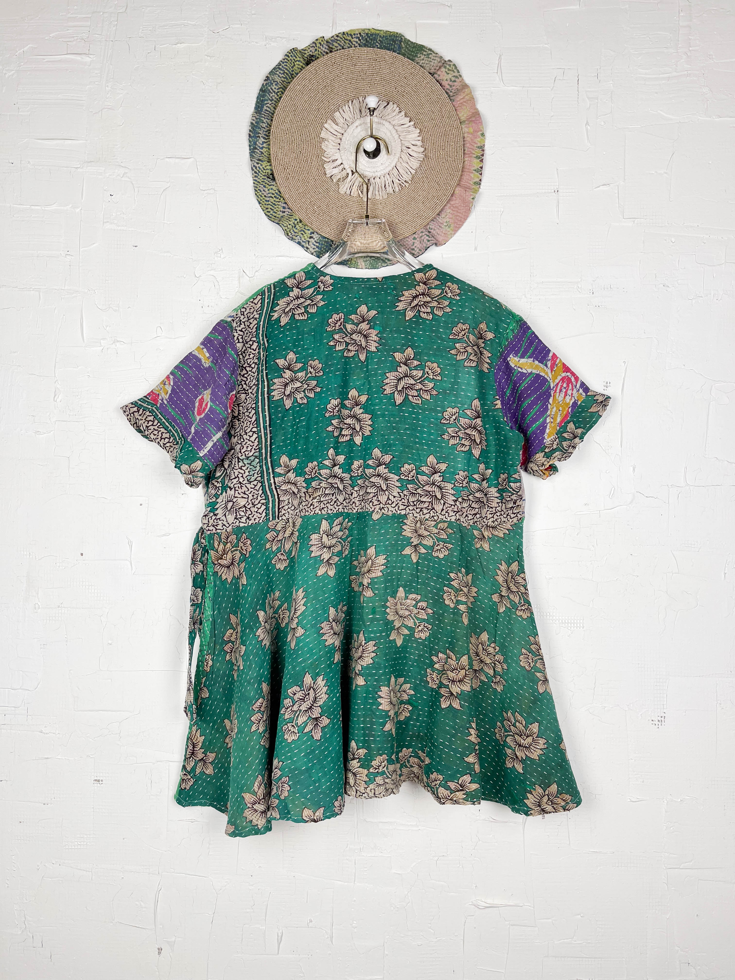 Kantha midi dress- Love Protect Sustain