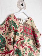 Kantha print free size loungewear - Love Protect Sustain