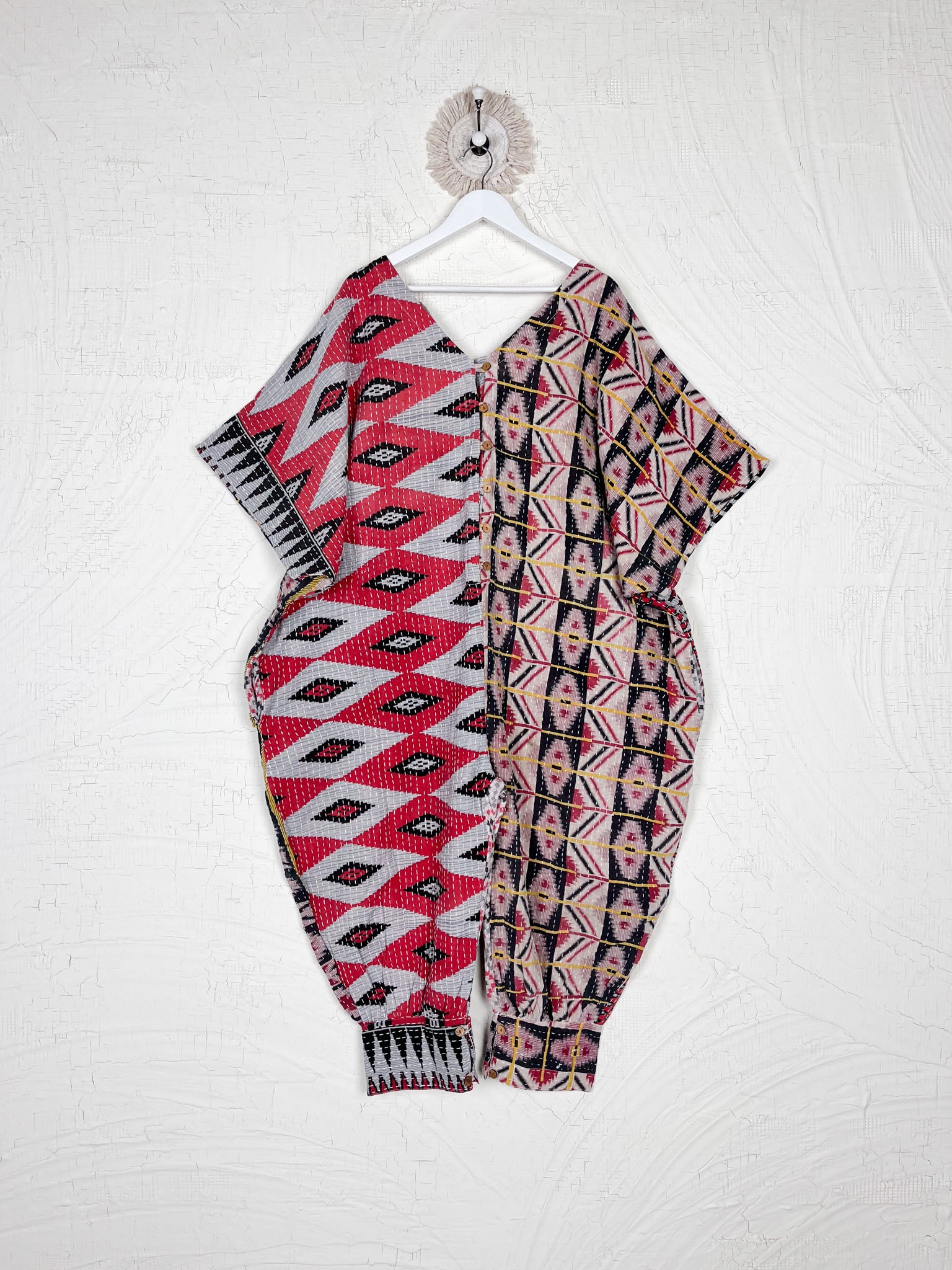 Kantha print free size loungewear - Love Protect Sustain